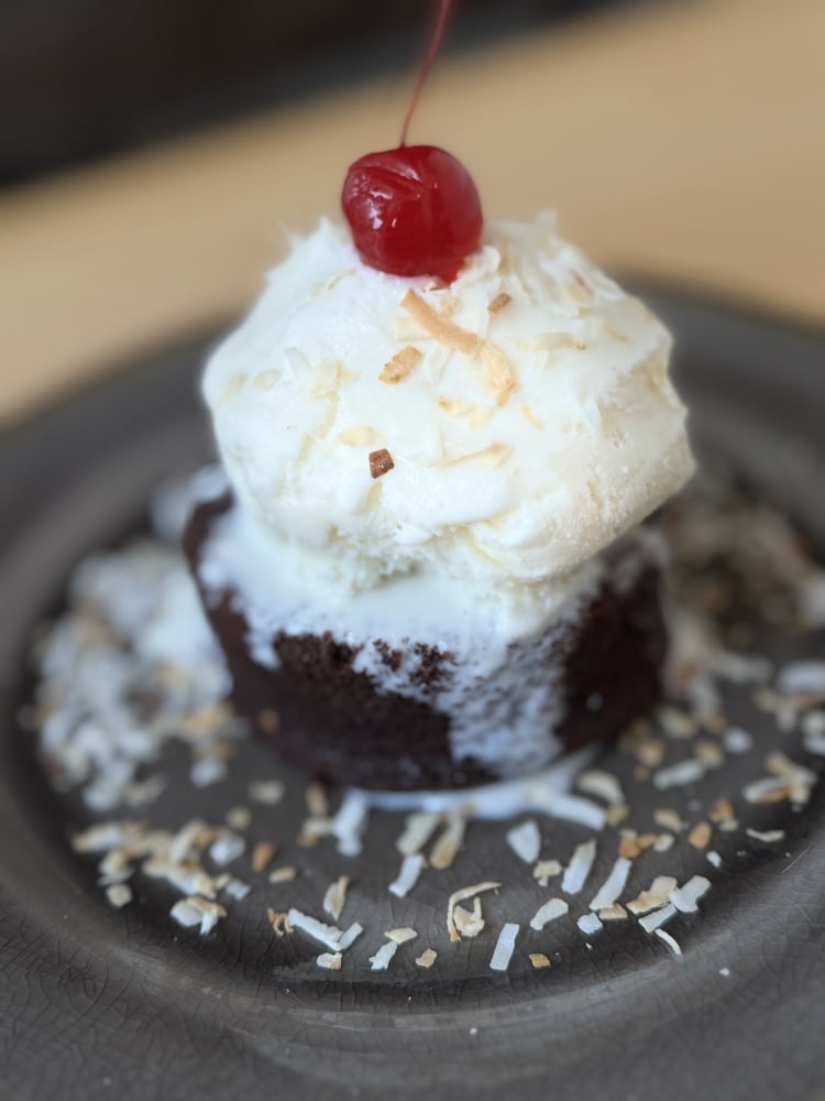 Chocolate Lava Cake with Ice Cream
