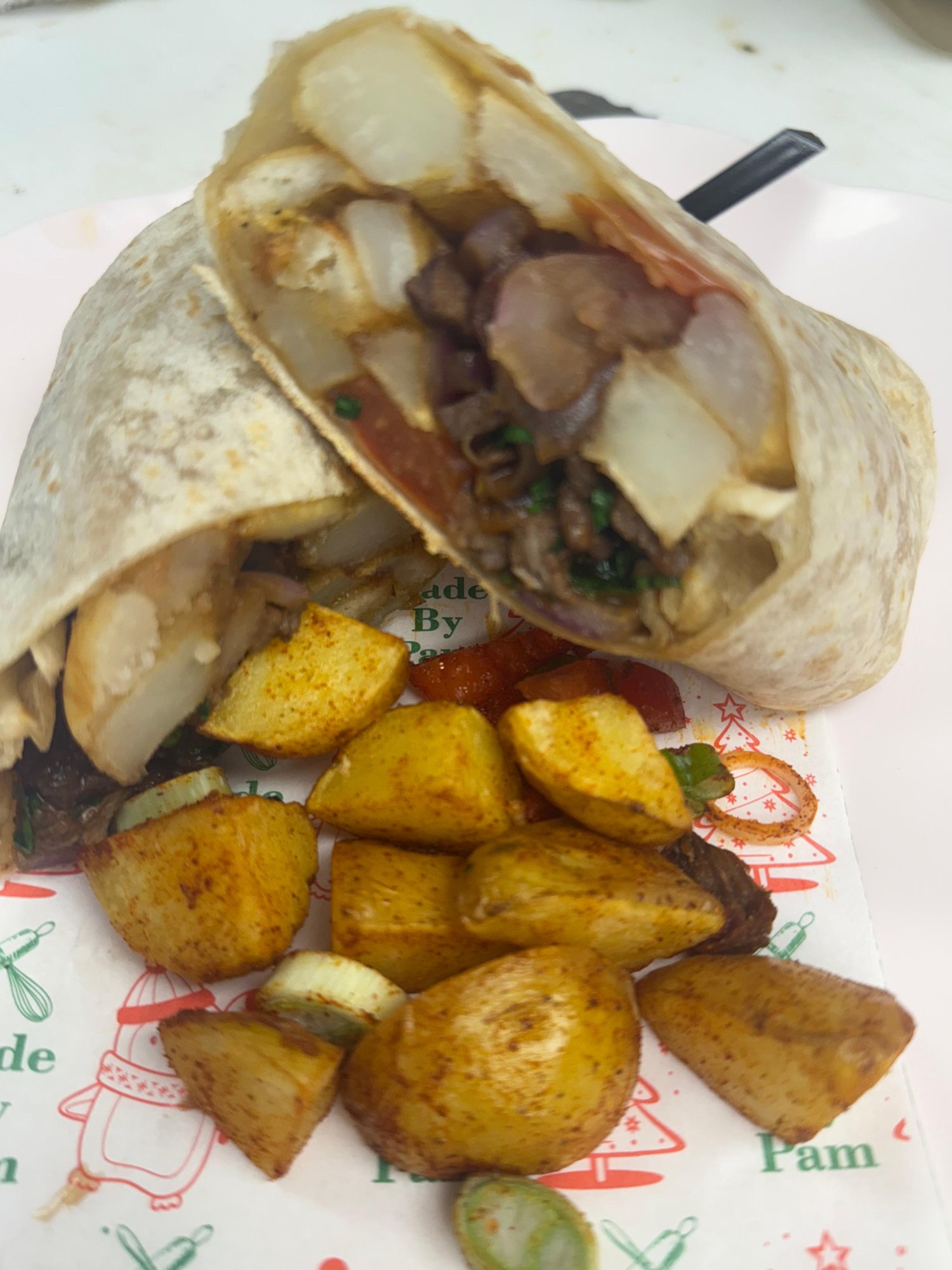 Lomo Saltado Wrap