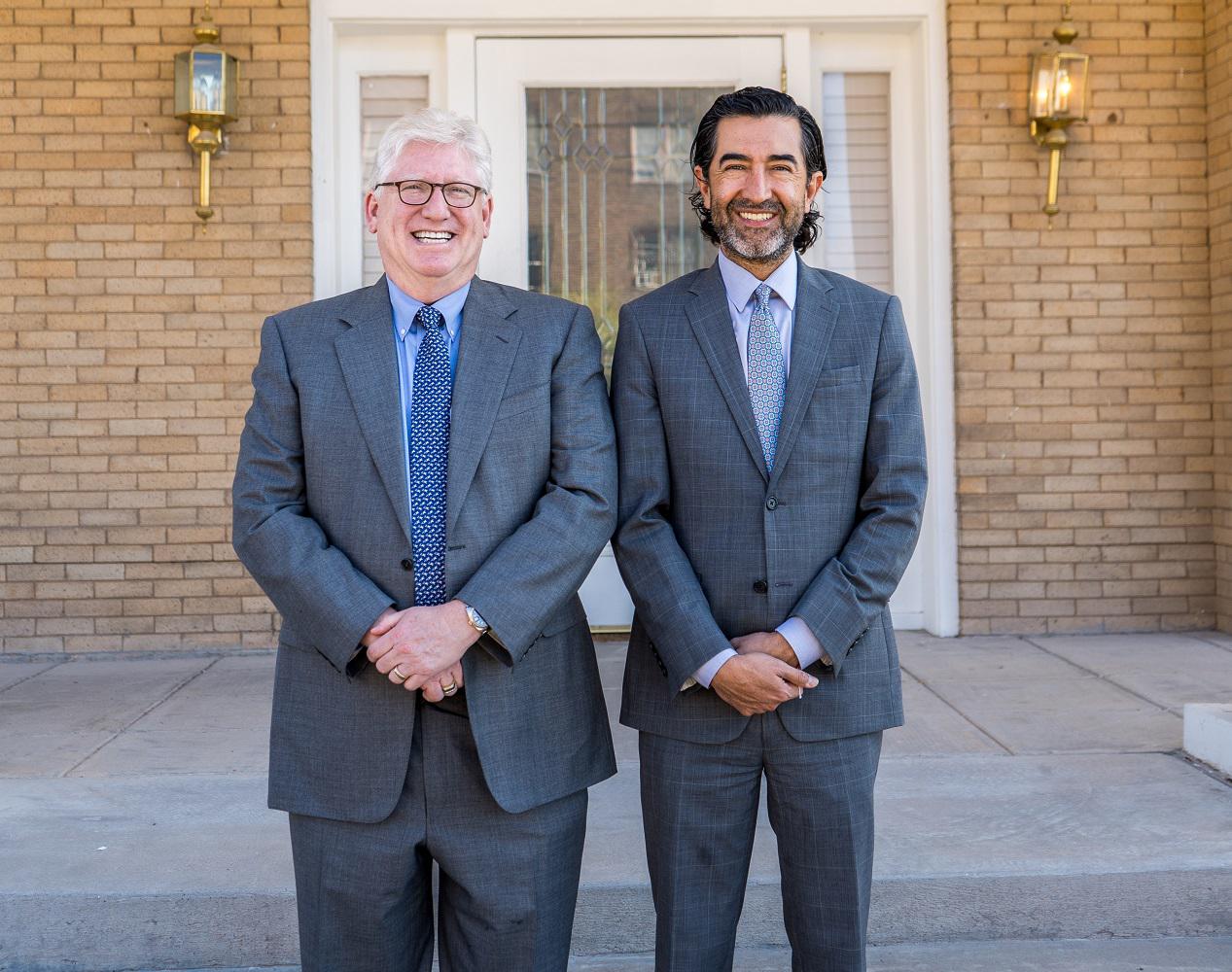 Picture of attorneys Michael J. Gopin and lee R. Montion