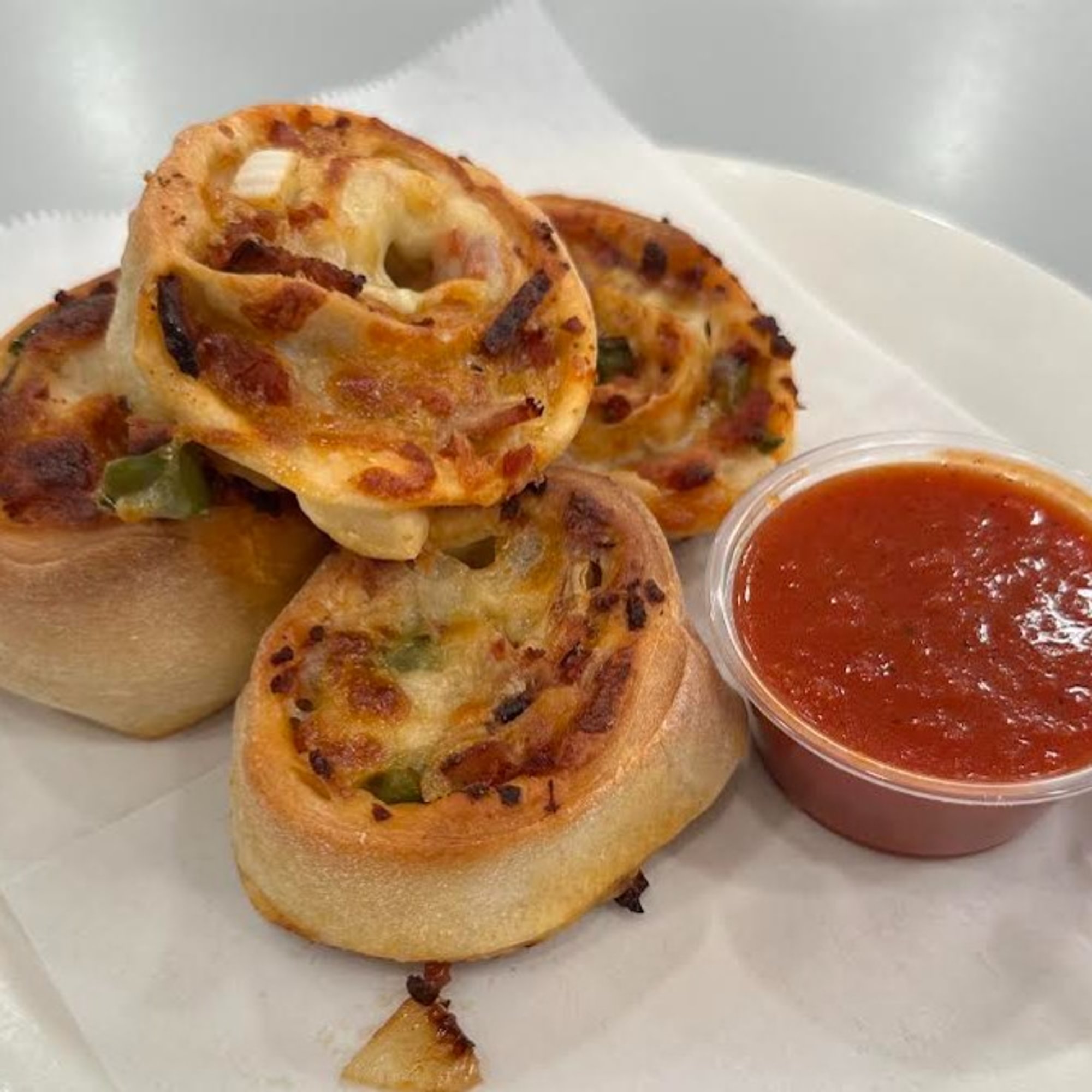 3 Sausage Pizza Knots