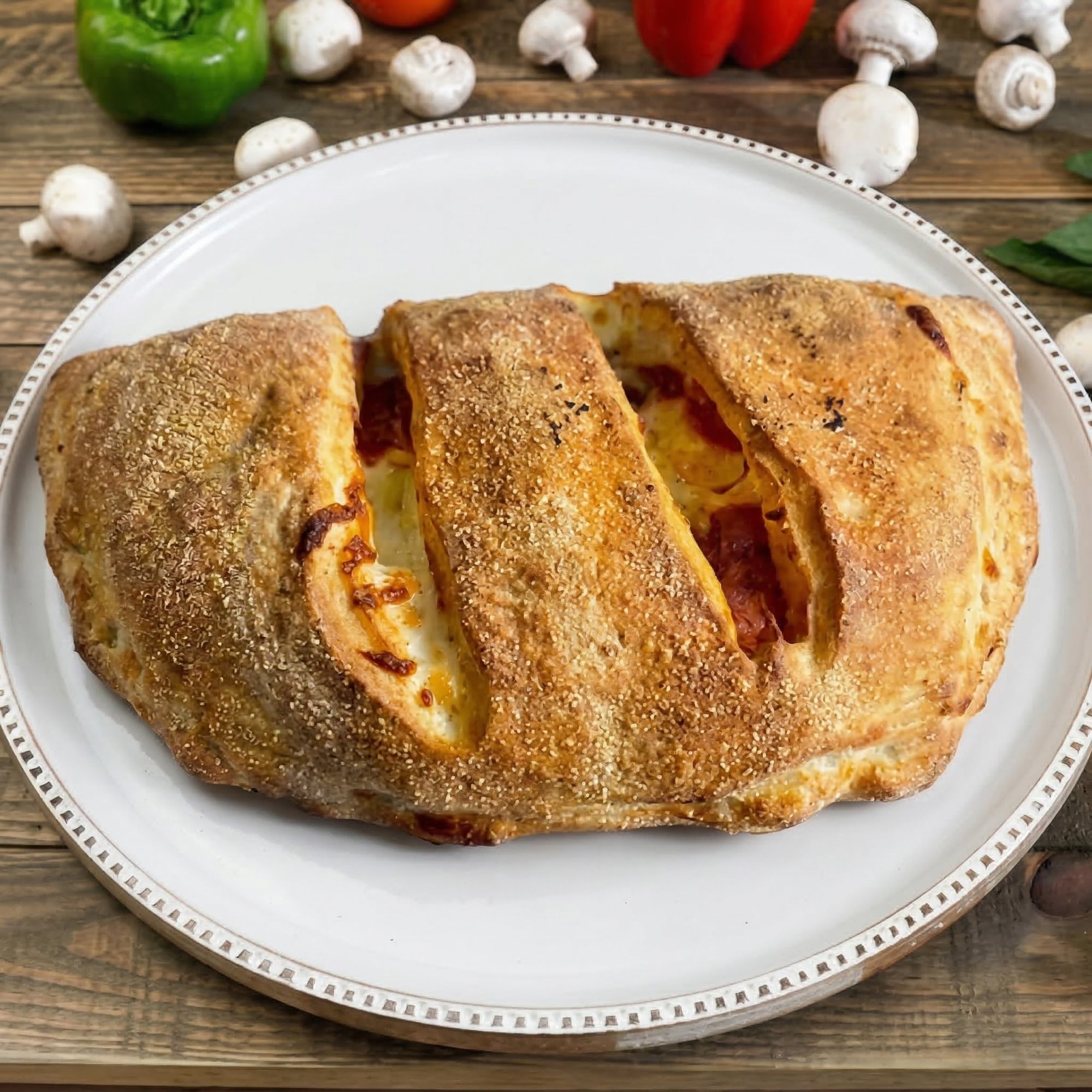 BBQ Chicken Calzone