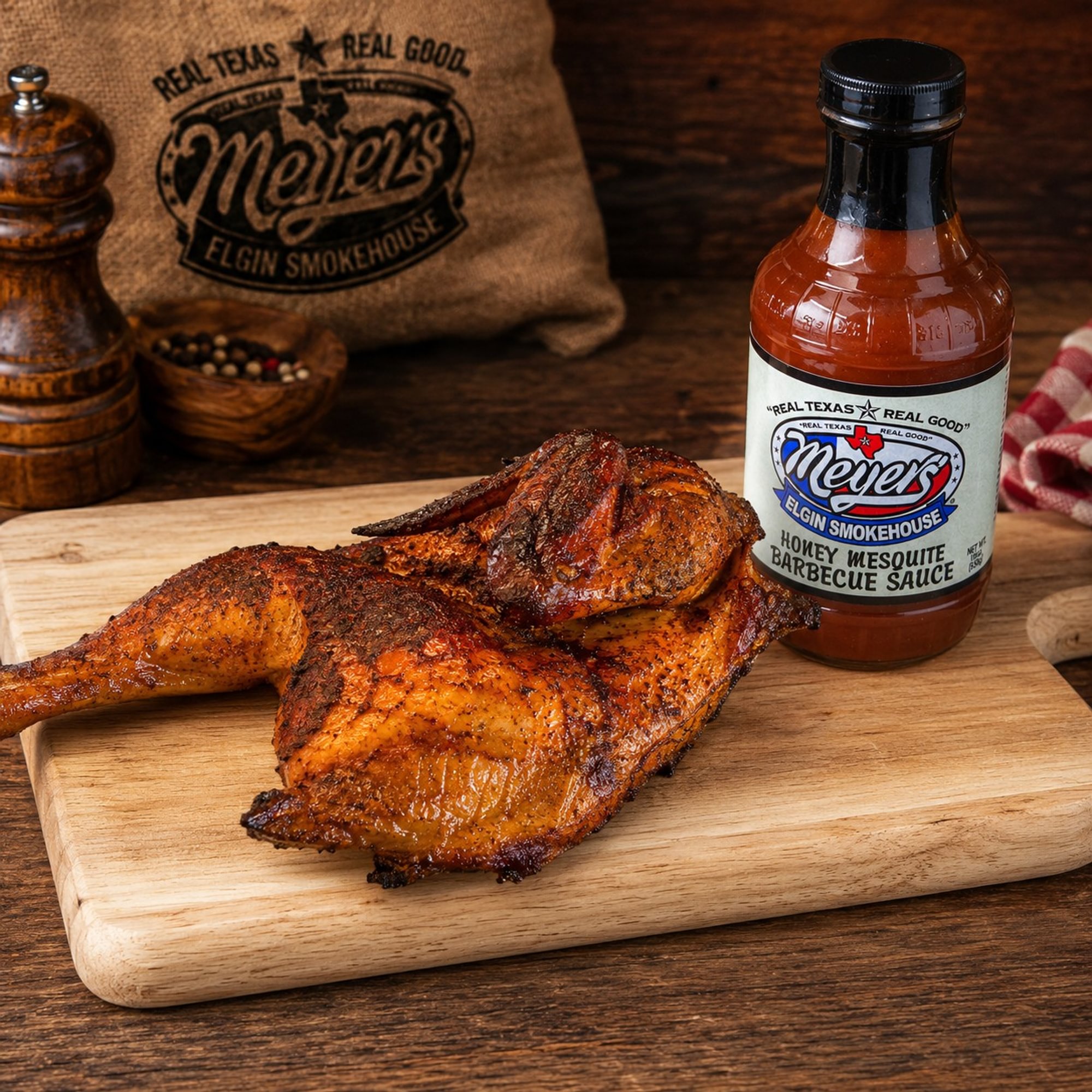 Fajita Smoked Chicken Half (Gluten Free)