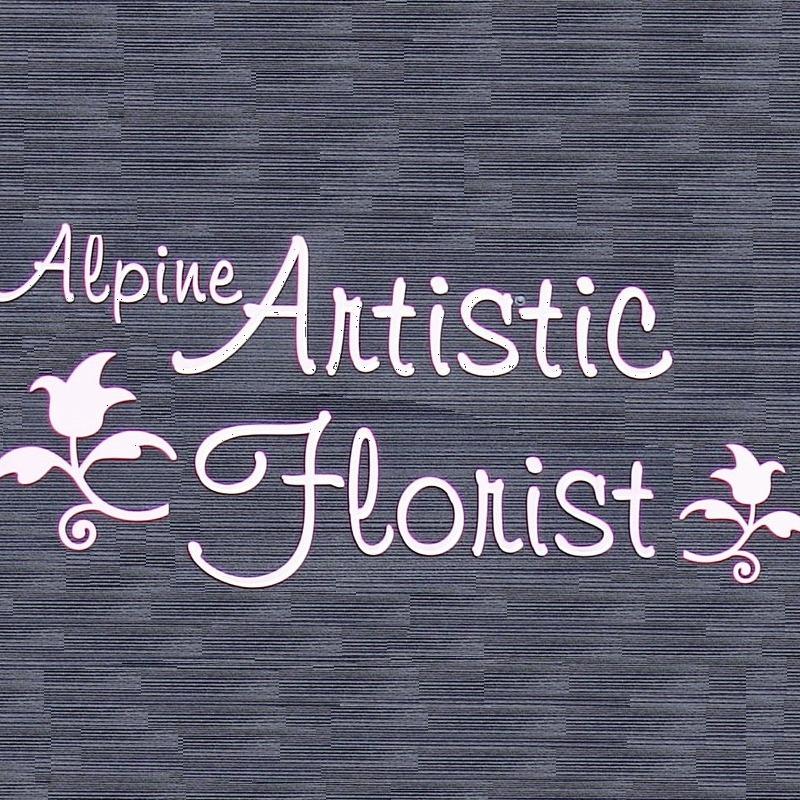 Alpine Artistic Florist Logo