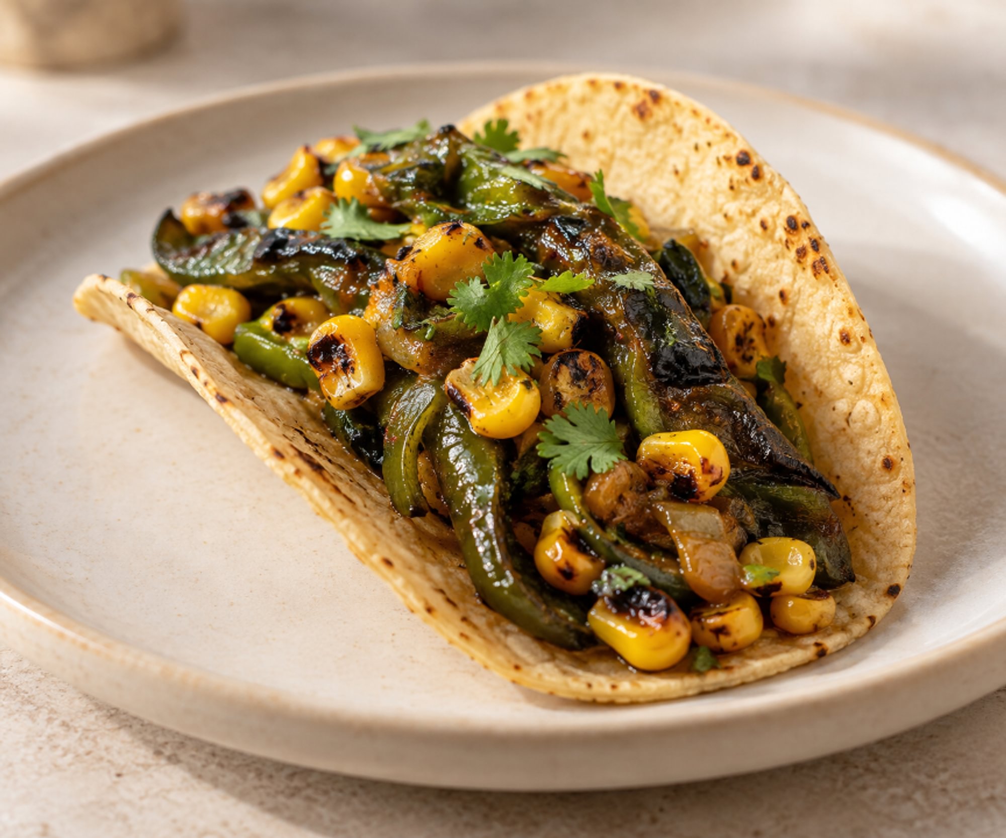 Poblano & Corn Taco