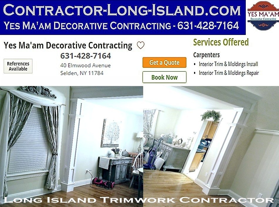 Trim & Moldings | 631-428-7164 | Contractor Long Island