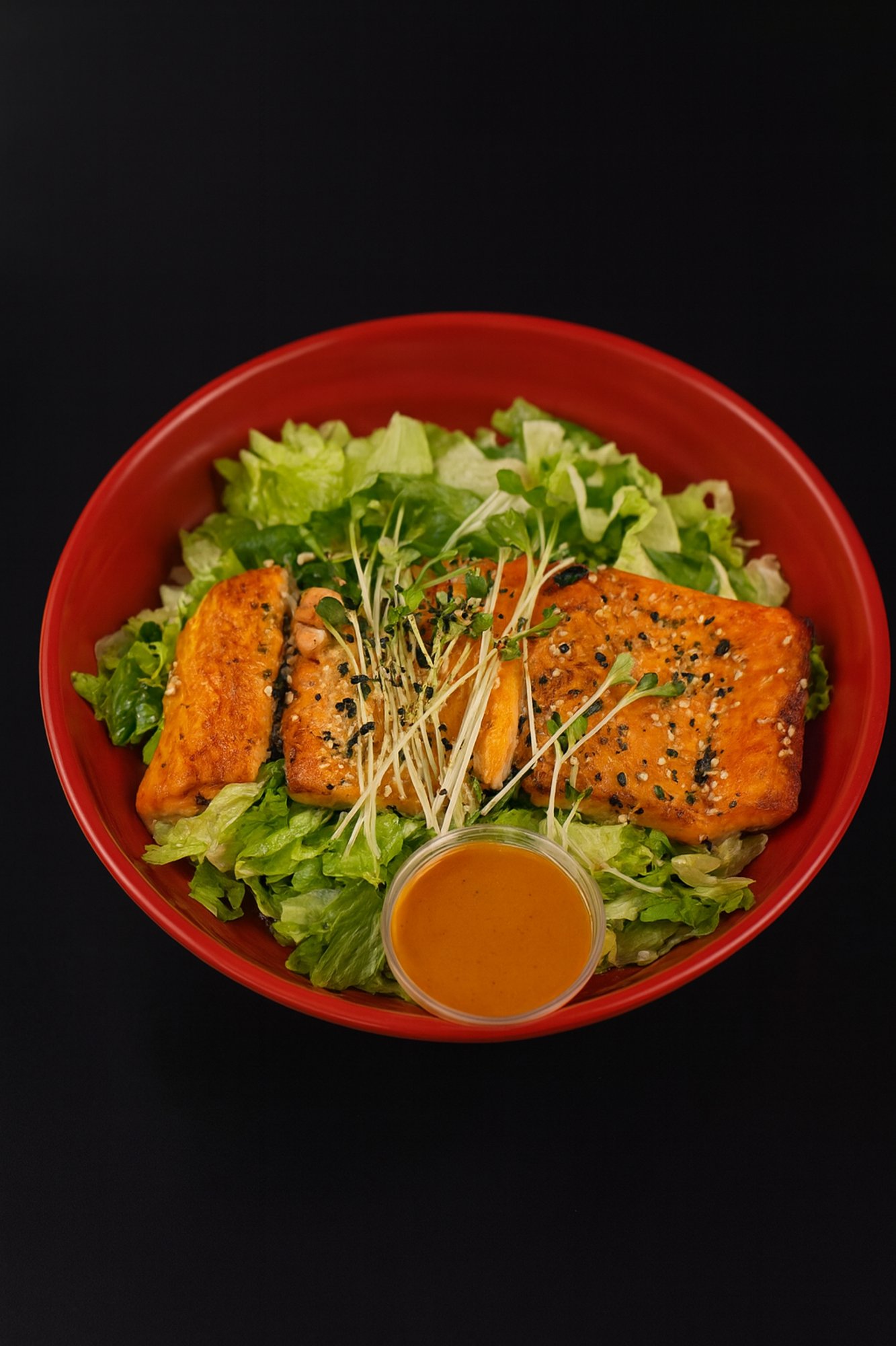 Baked Salmon Salad