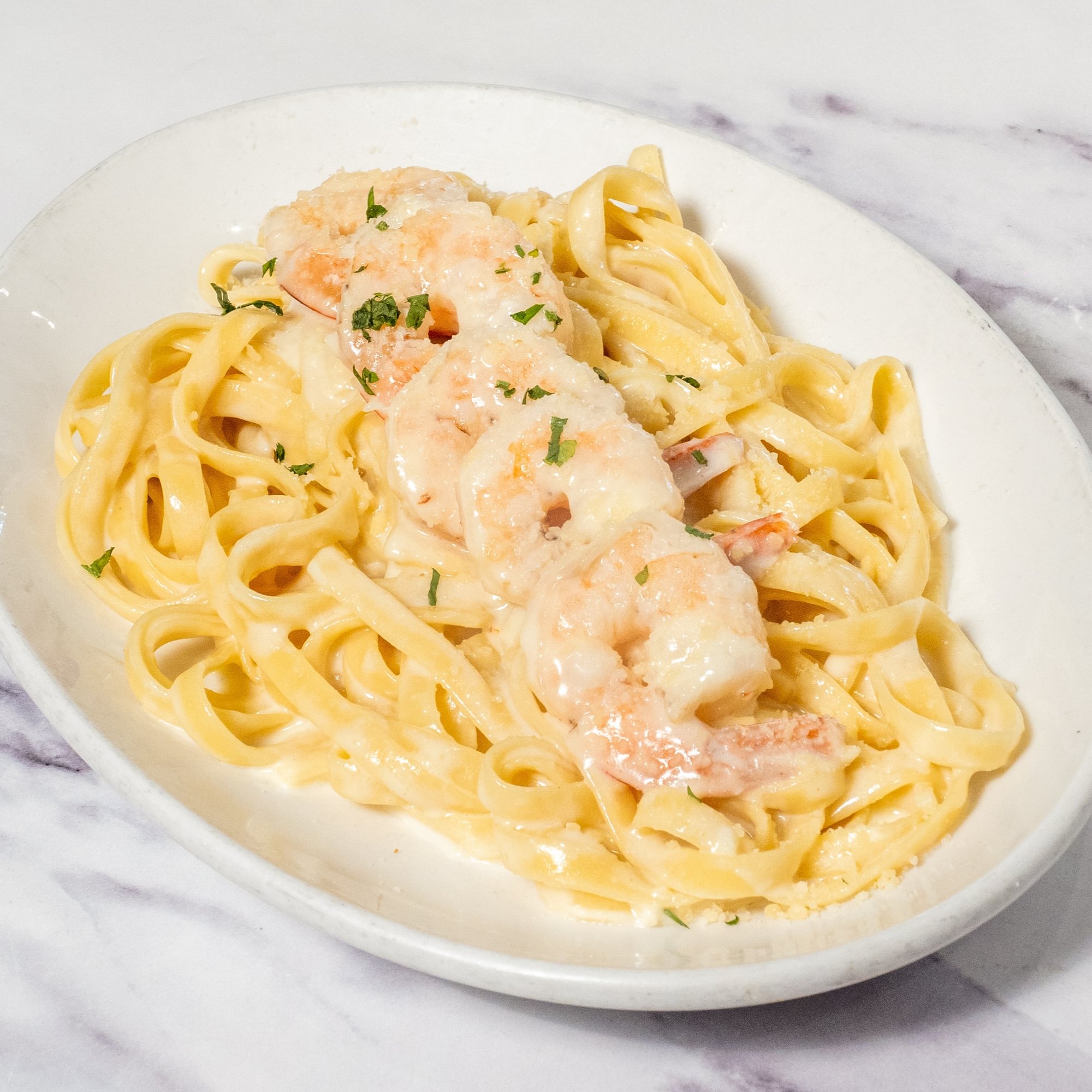 Shrimp Fettuccine Alfredo