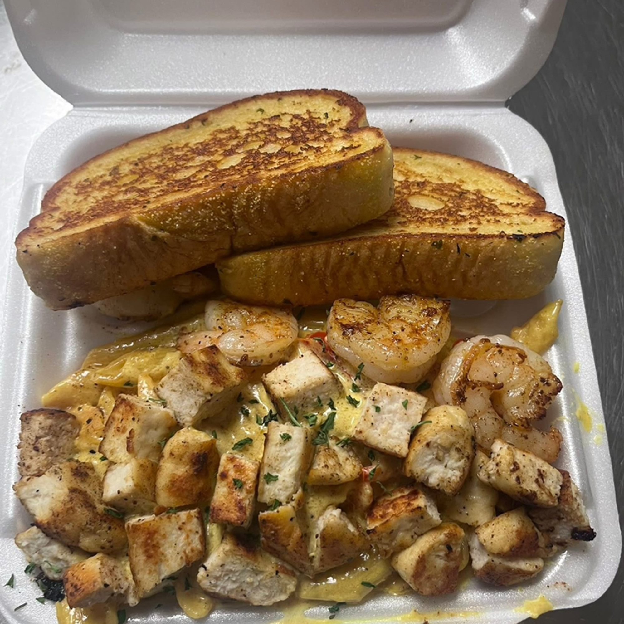 Shrimp & Chicken Rasta Pasta