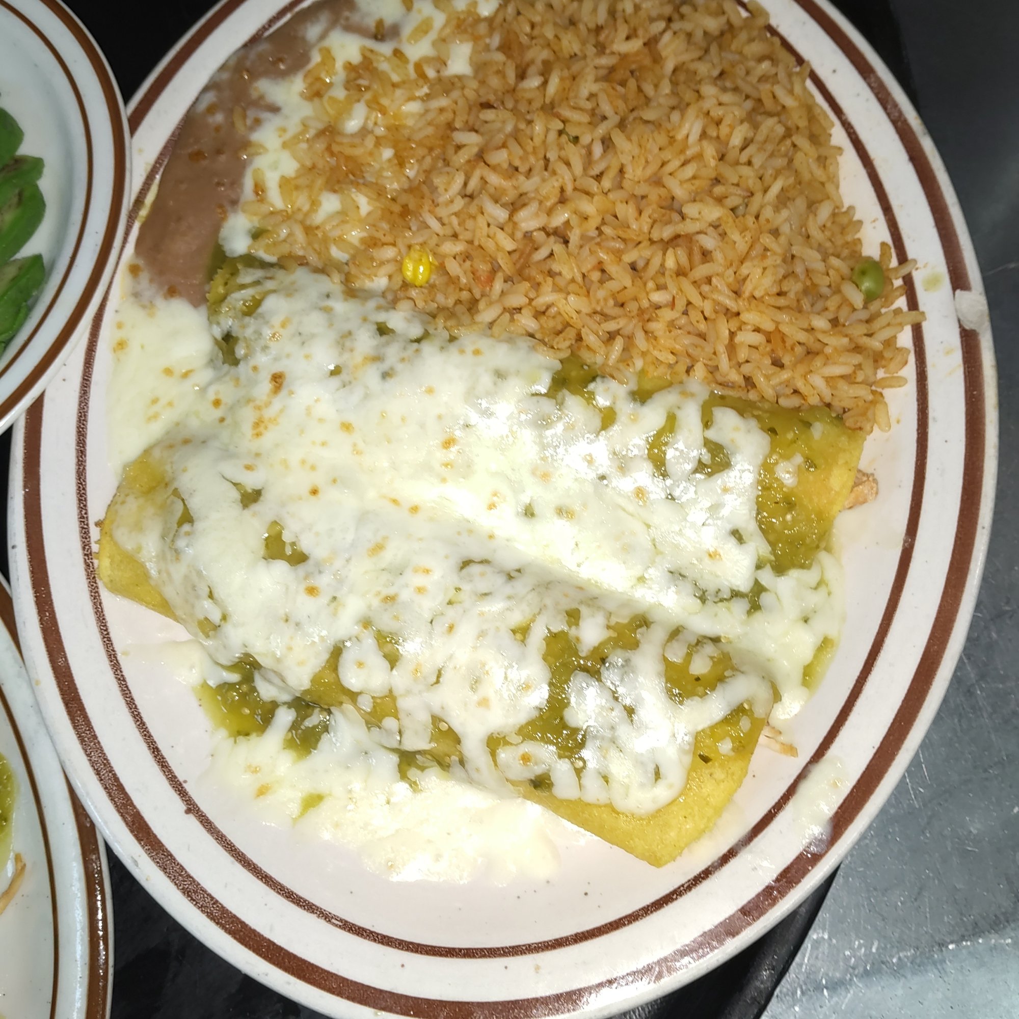 Salsa Verde Chicken Enchiladas 2