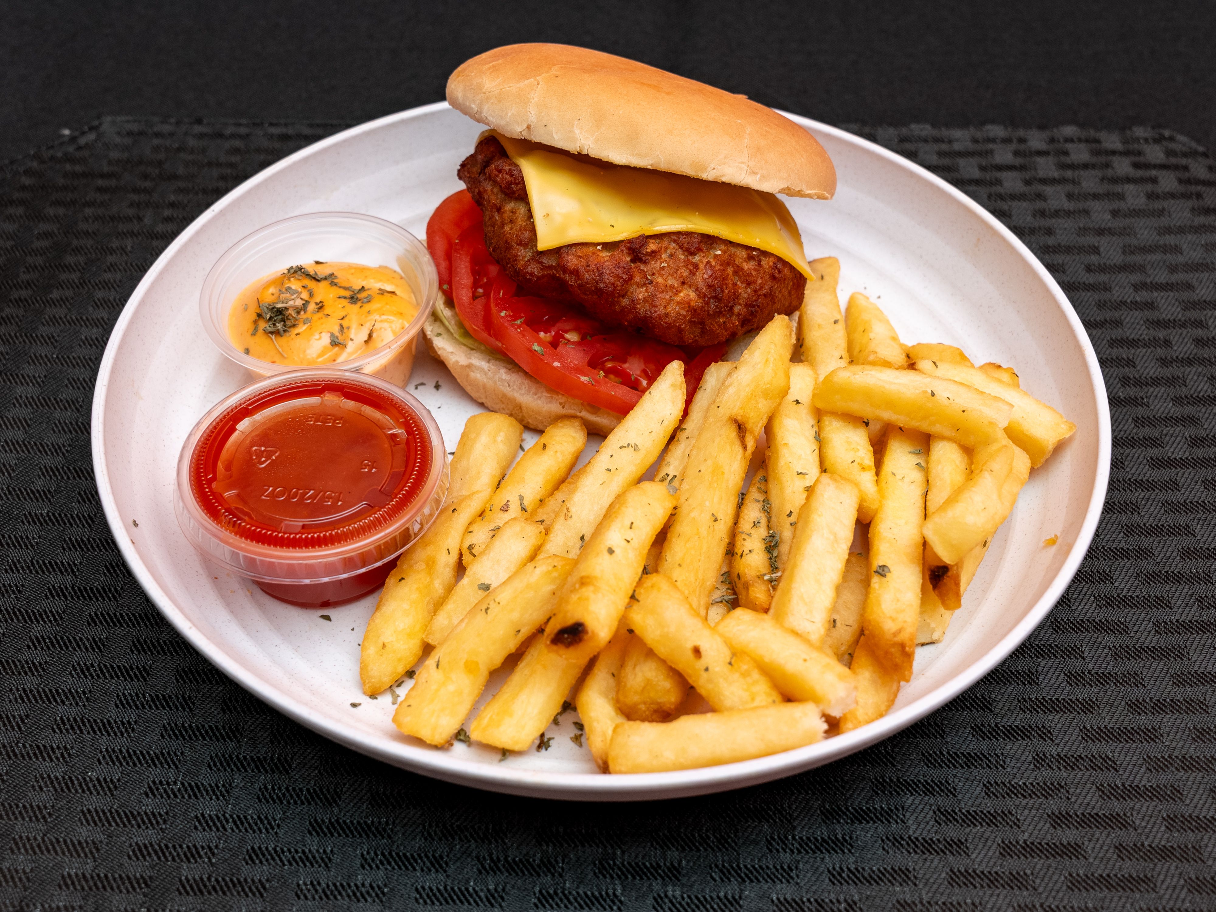 Salmon Cake Sandwich