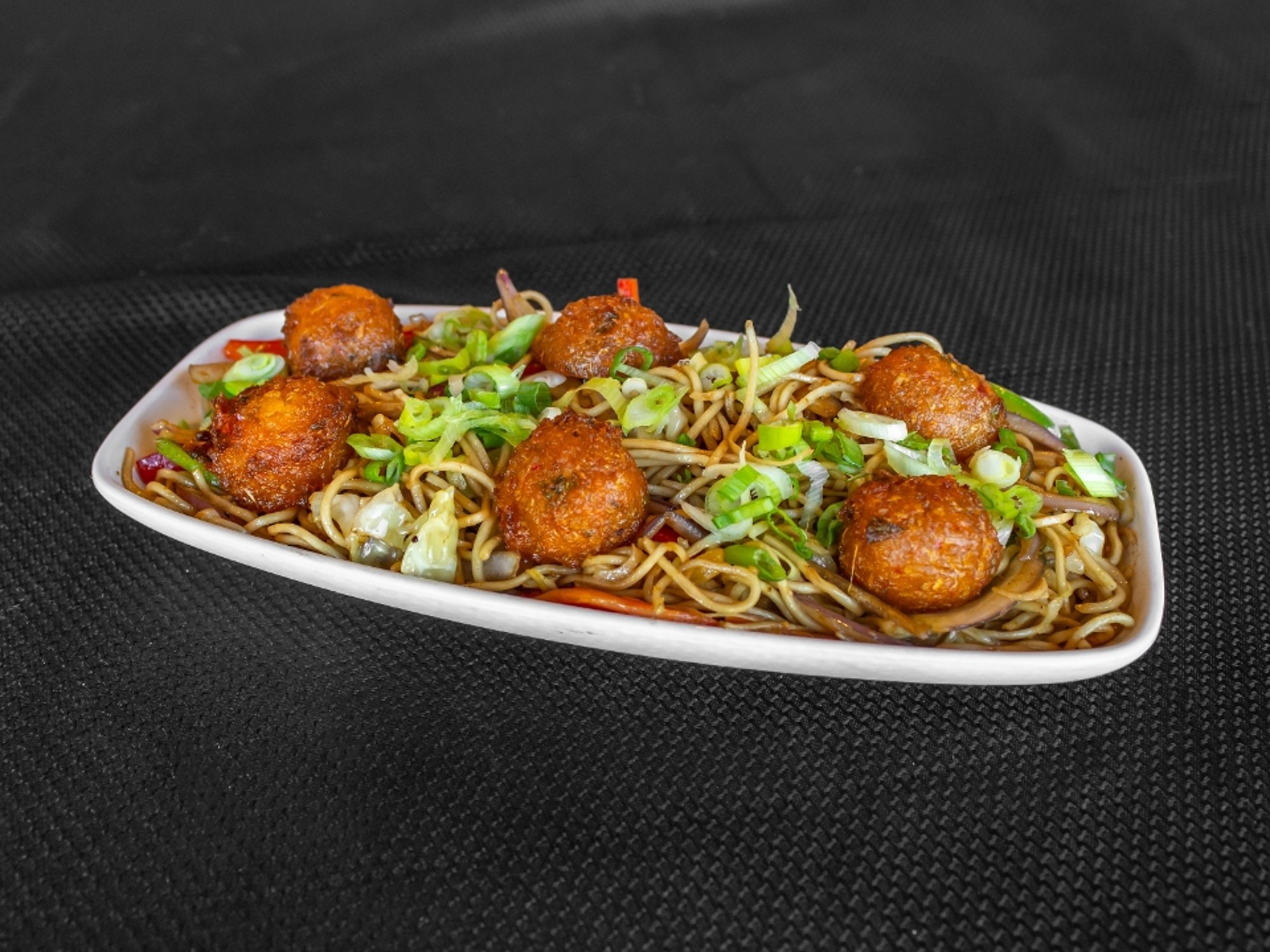 Veg Noodles with Manchurian