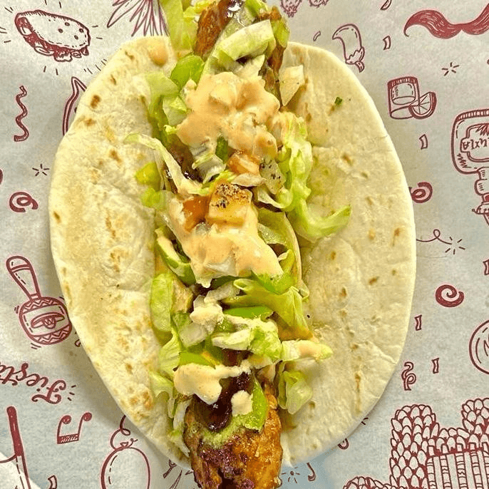 Chicken Seekh Kabab Taco (2)