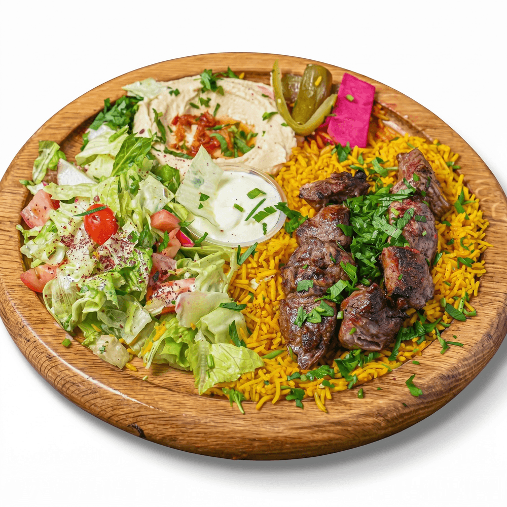 Lamb Kabob Platter