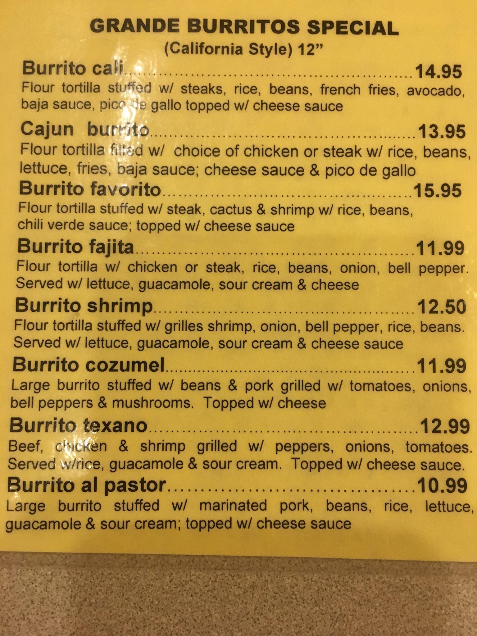 Grande Burrito Grill Photo