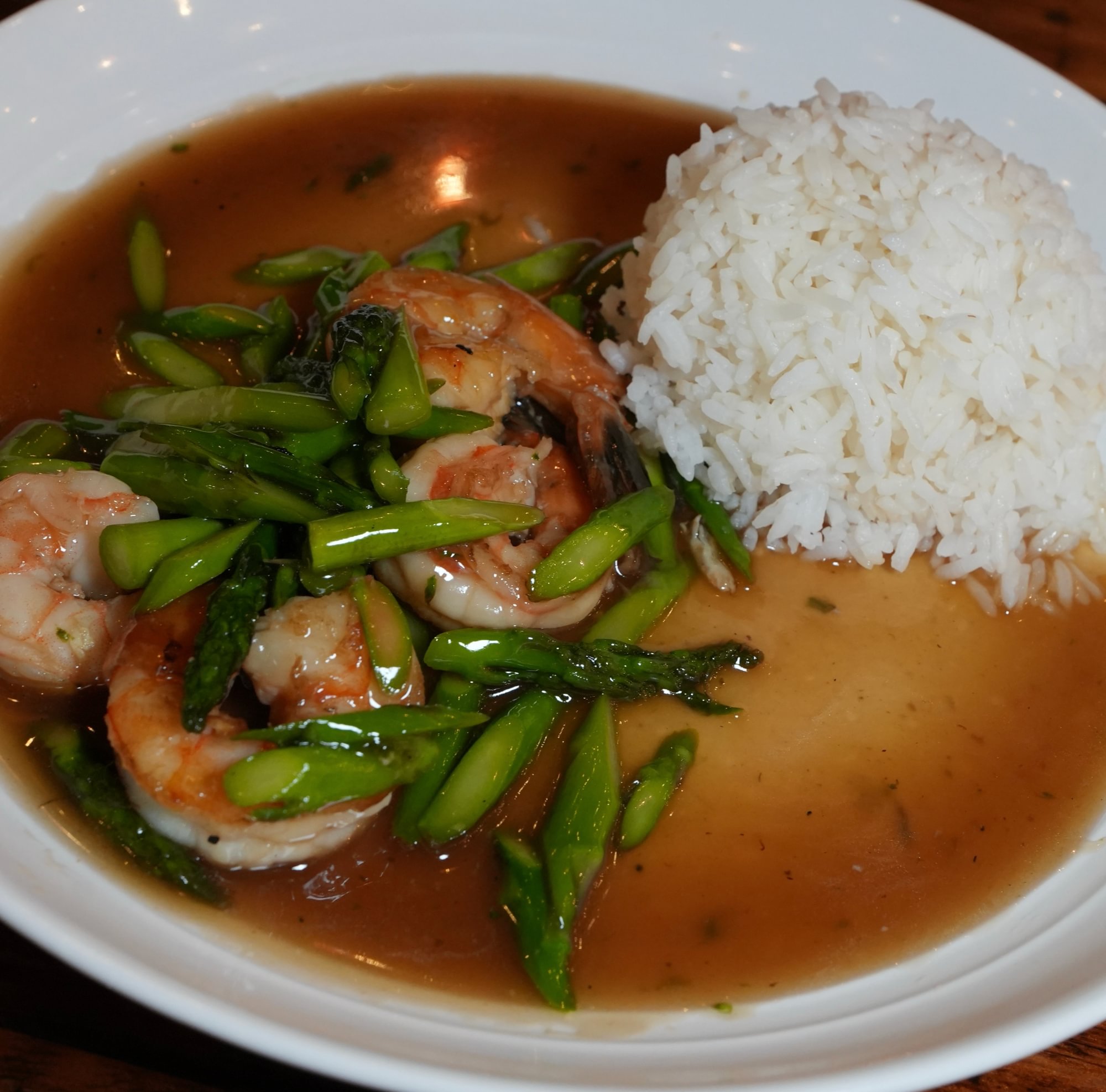 Sauteed Shrimp asparagus