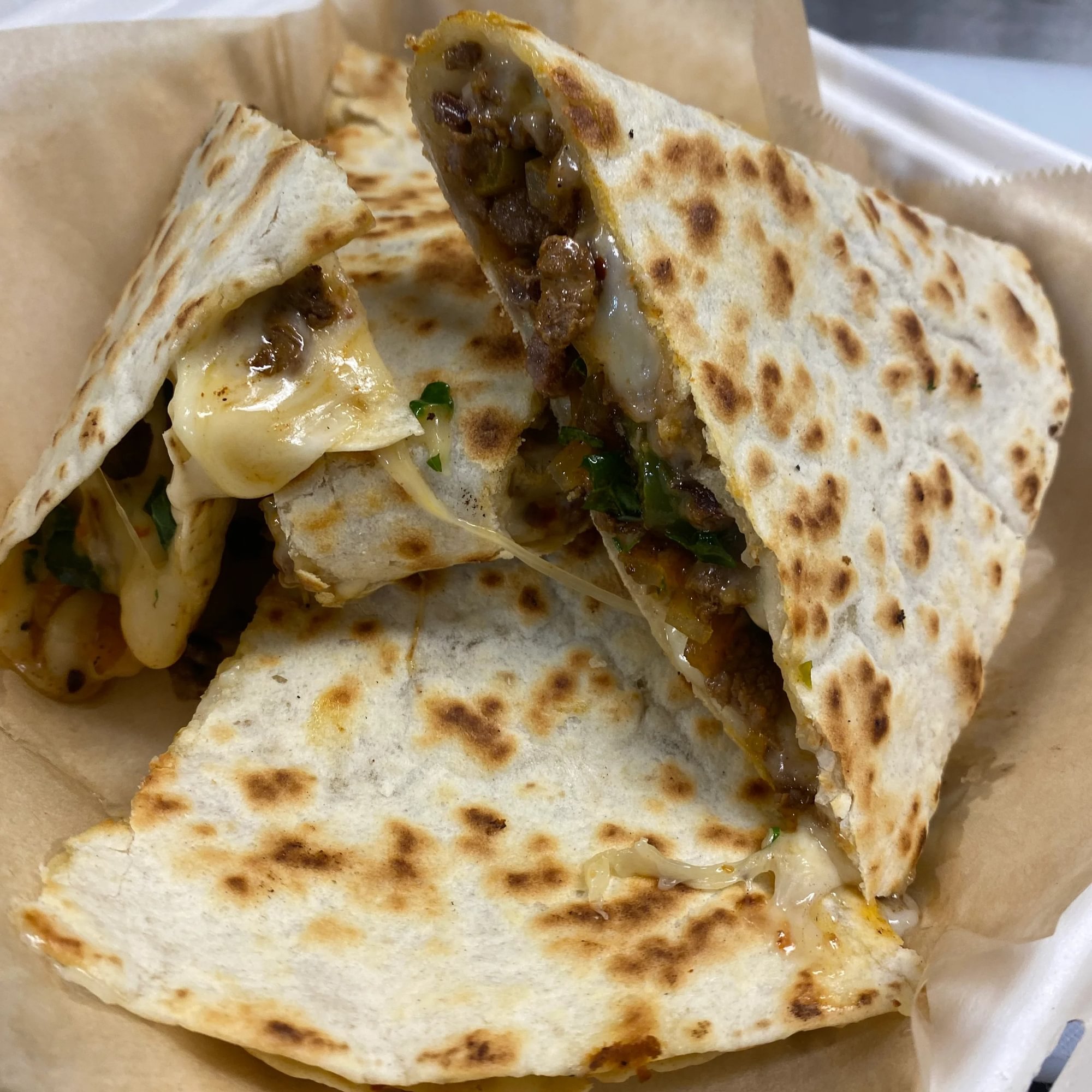 Cheesesteak Quesadilla
