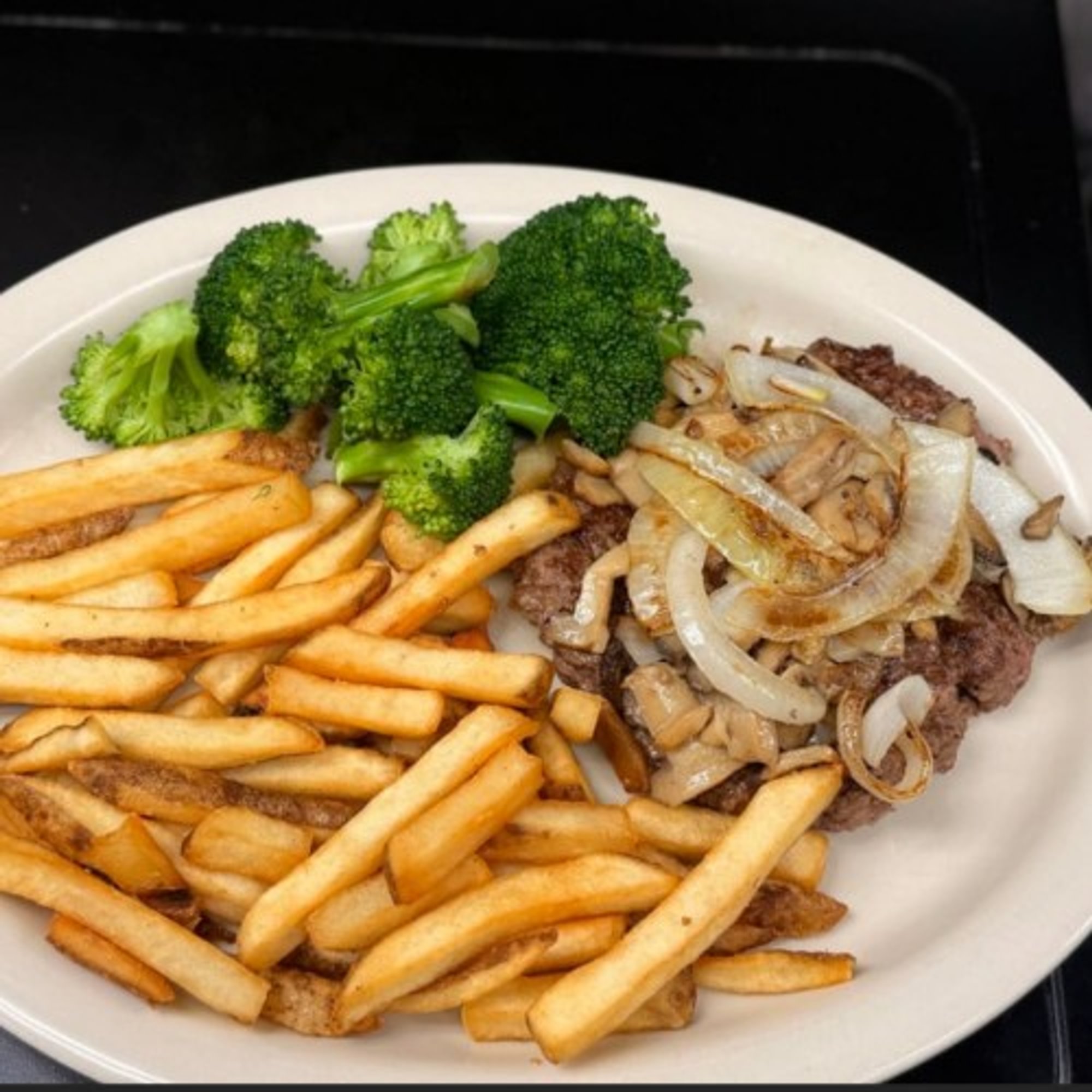 Chopped Steak with Onions