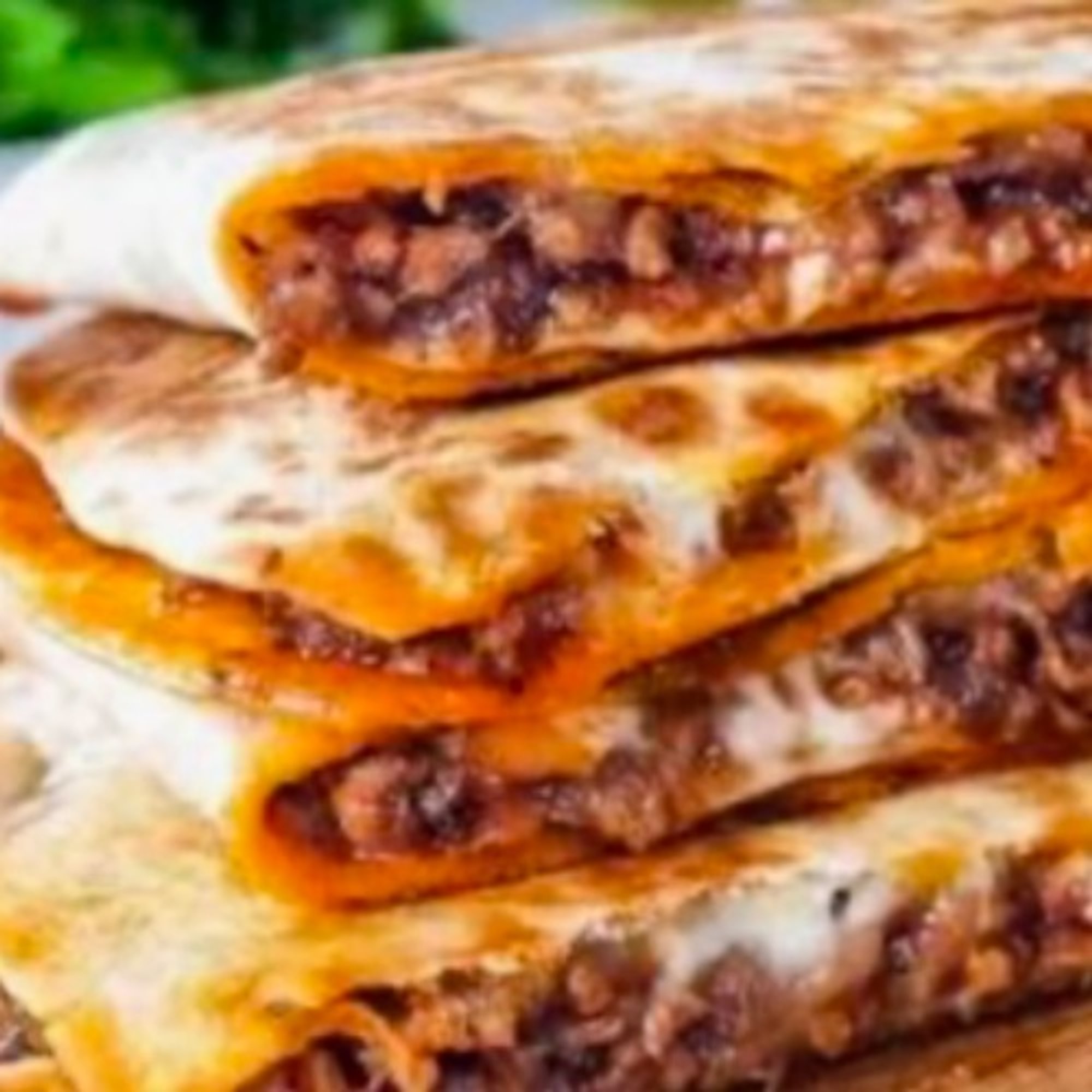 BEEF & CHEESE QUESADILLA