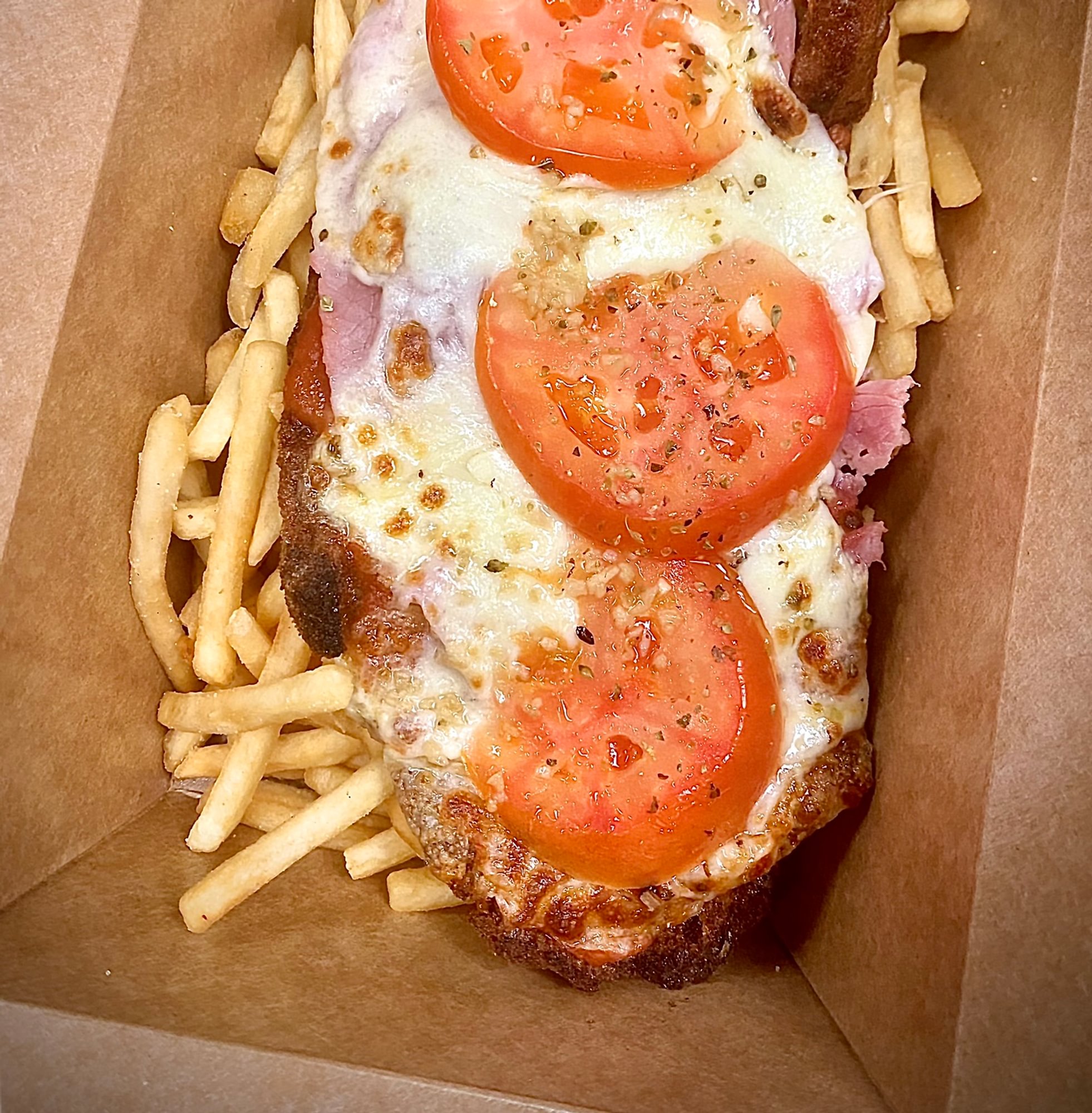 Milanesa a La Napolitana Sandwich | Lunch