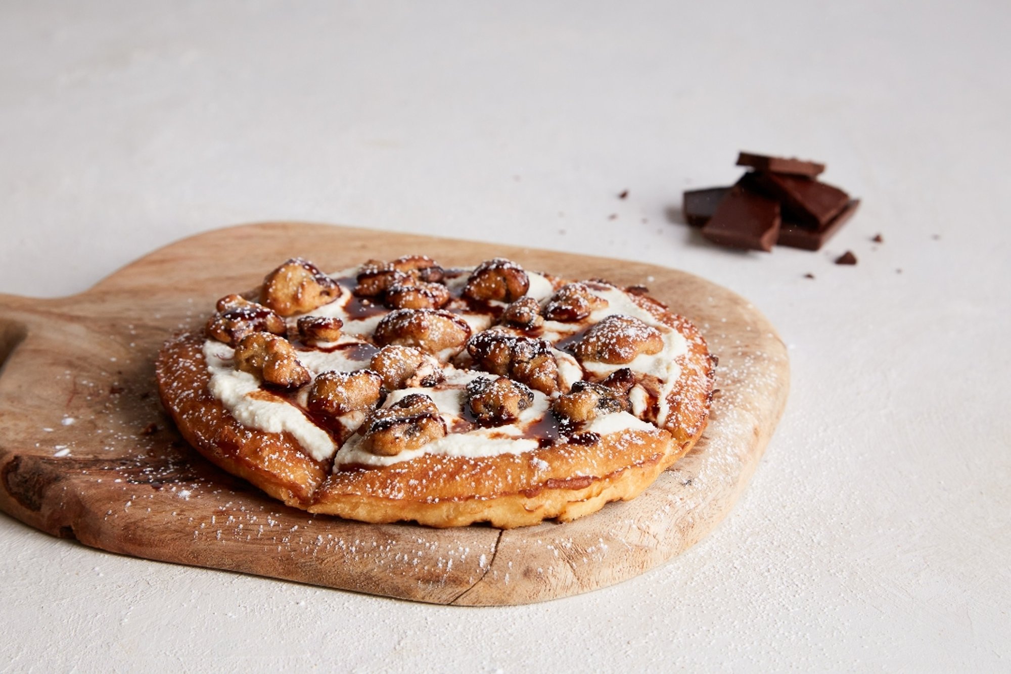 Chocolate Chunk Cookie Pizza