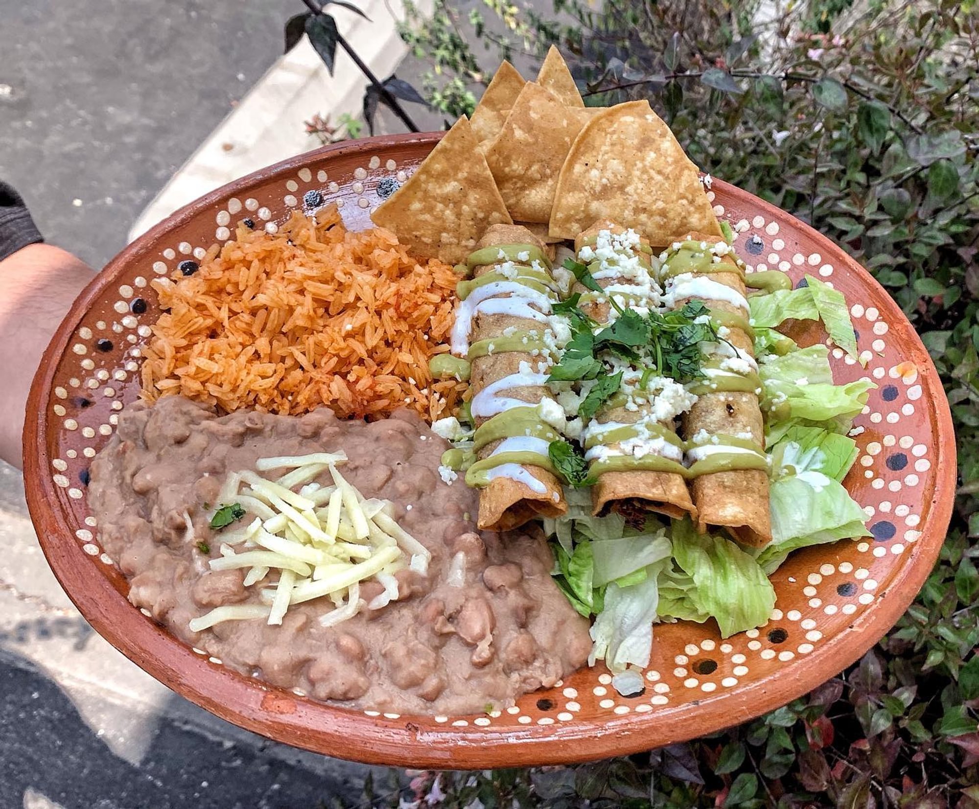 Taquito Plate