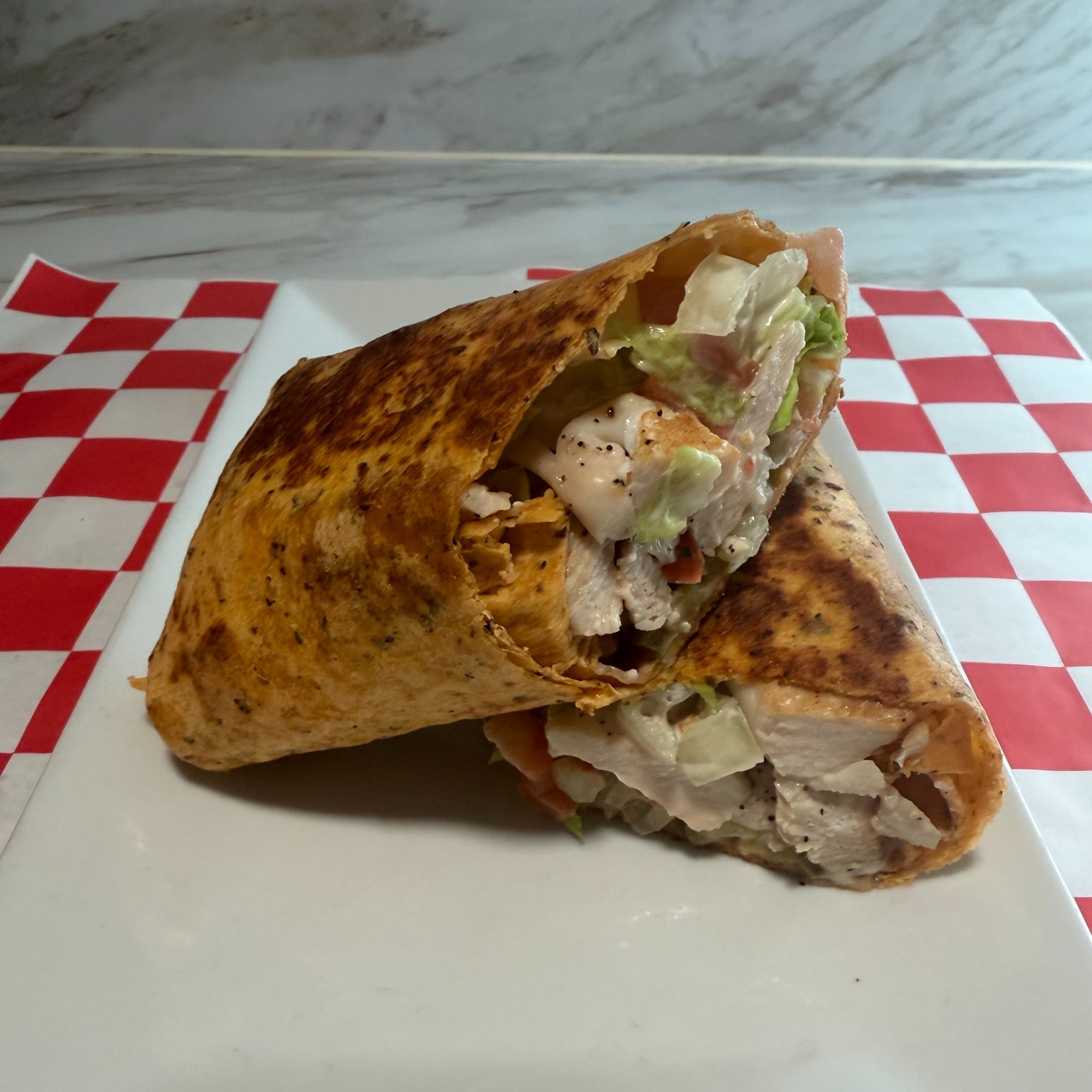 Fried or Grilled Chicken Tender Wrap