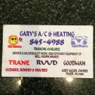 Gary's A-C & Heating