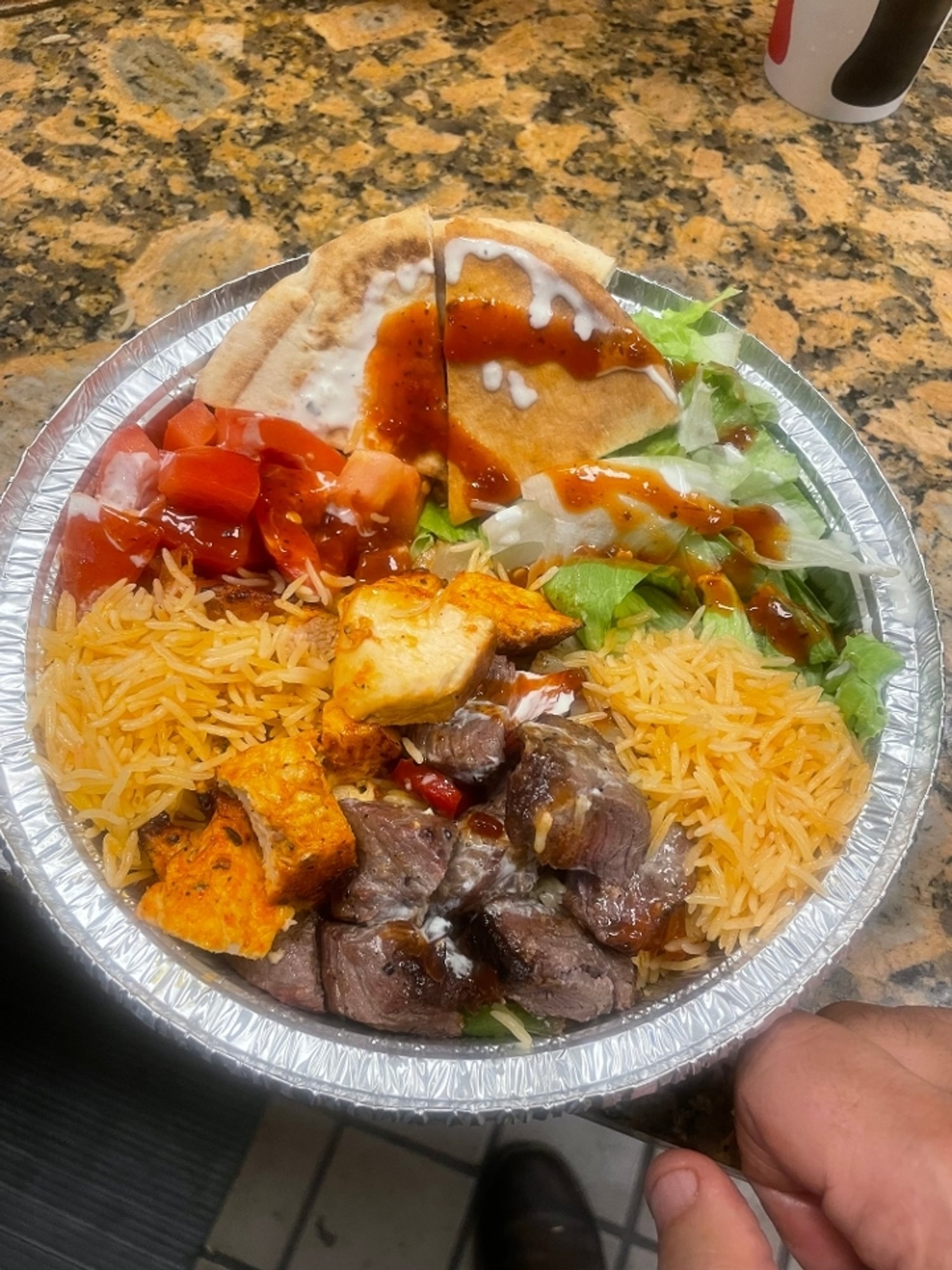 Halal Guys Mix Bowl (Chicken & Beef)