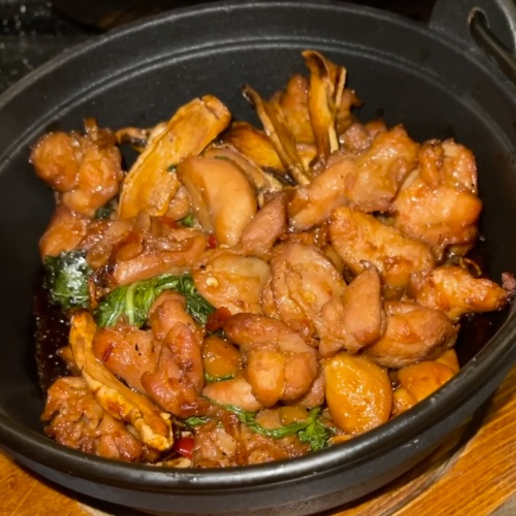 Three Cup Tofu or Chicken