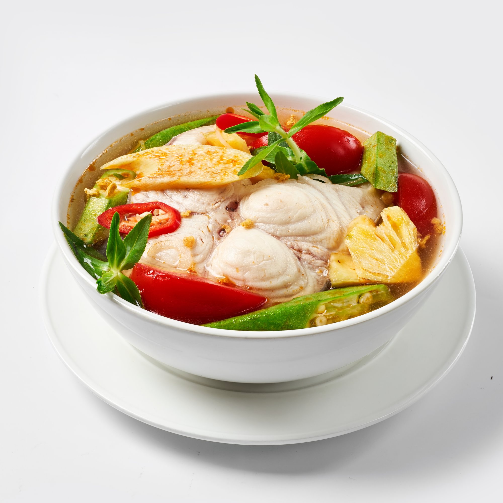 Canh Chua Cá Bông Lau - Sweet & Sour Soup with Catfish