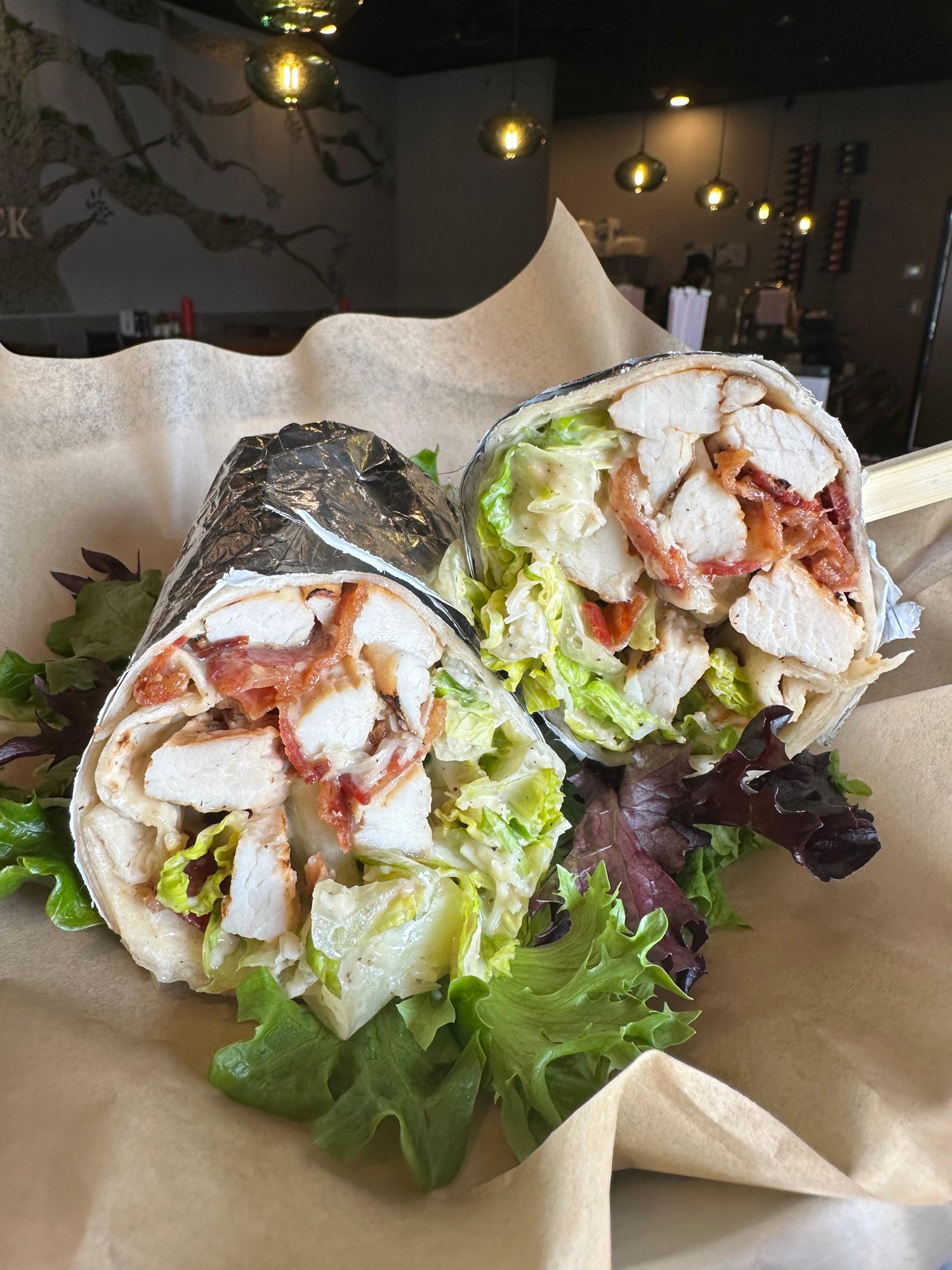 Chicken Bacon Caesar Wrap