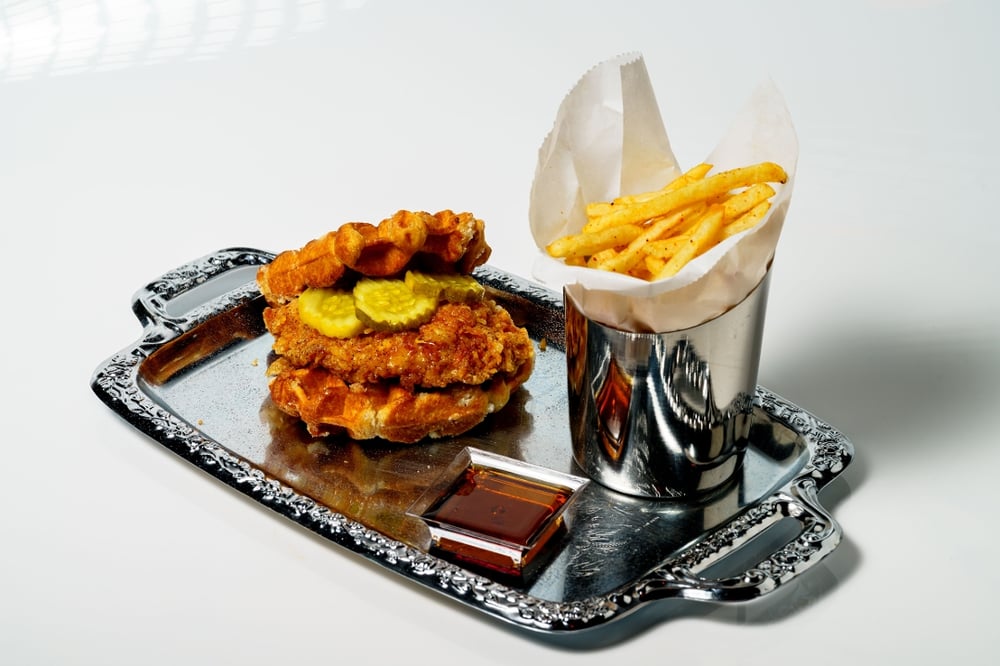 Chicken Waffle Sandwich