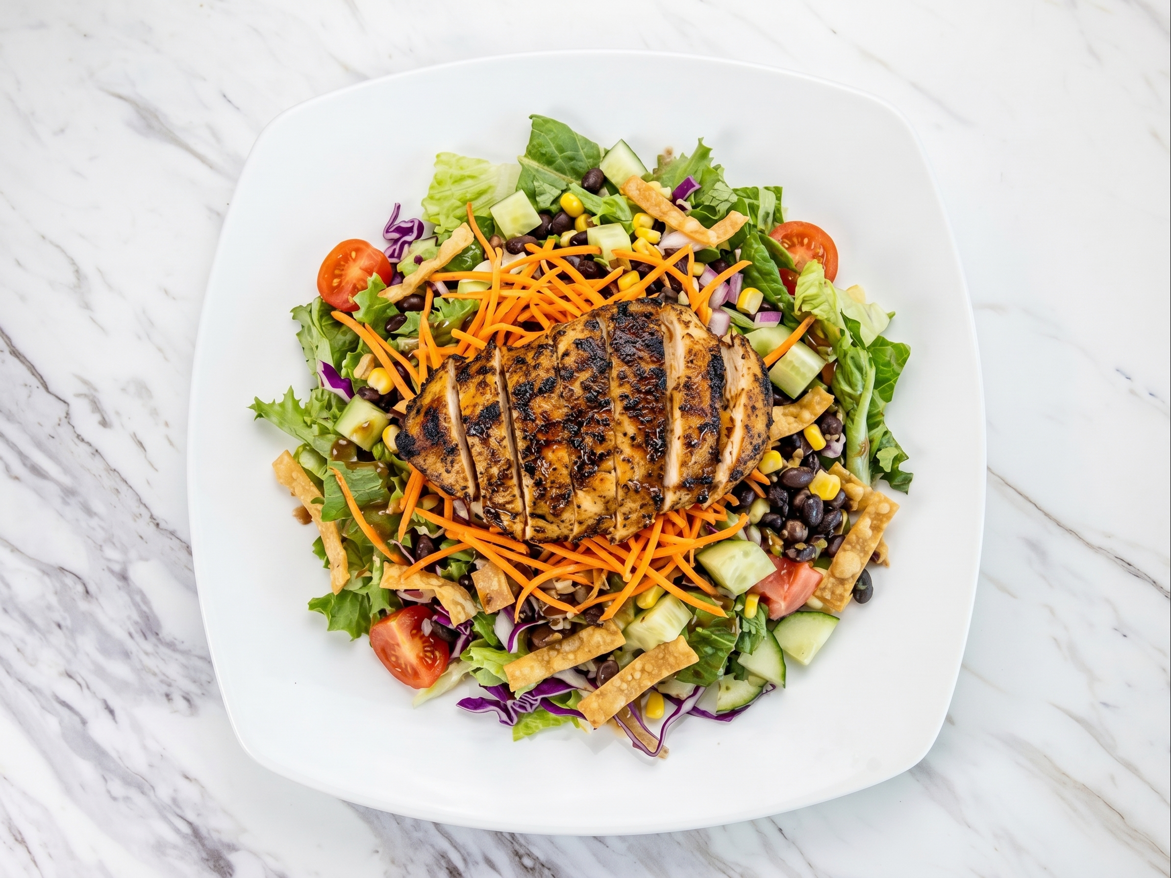 Grilled Asian Salmon Salad