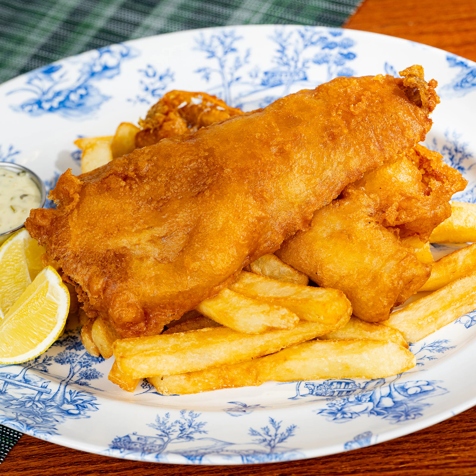 Beer-battered Fish and Chips