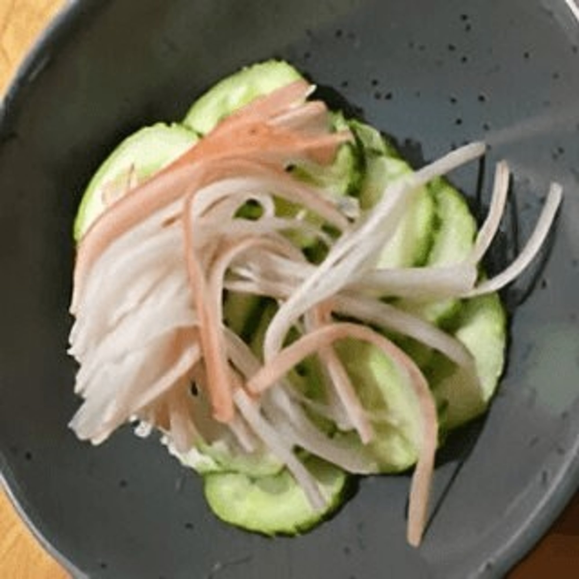 Cucumber Salad with Crab
