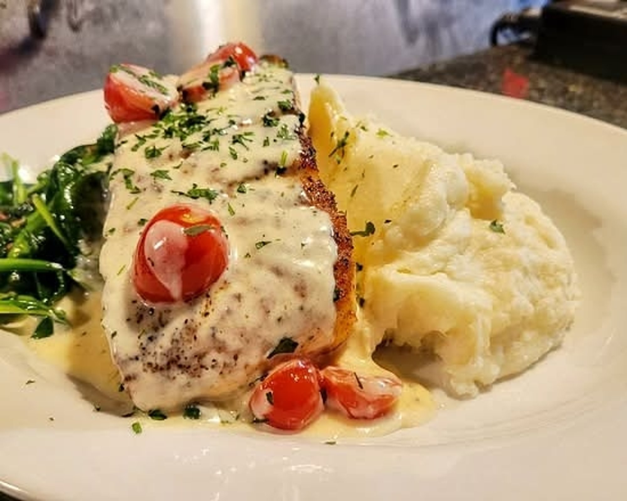 Creamy Tuscan Salmon