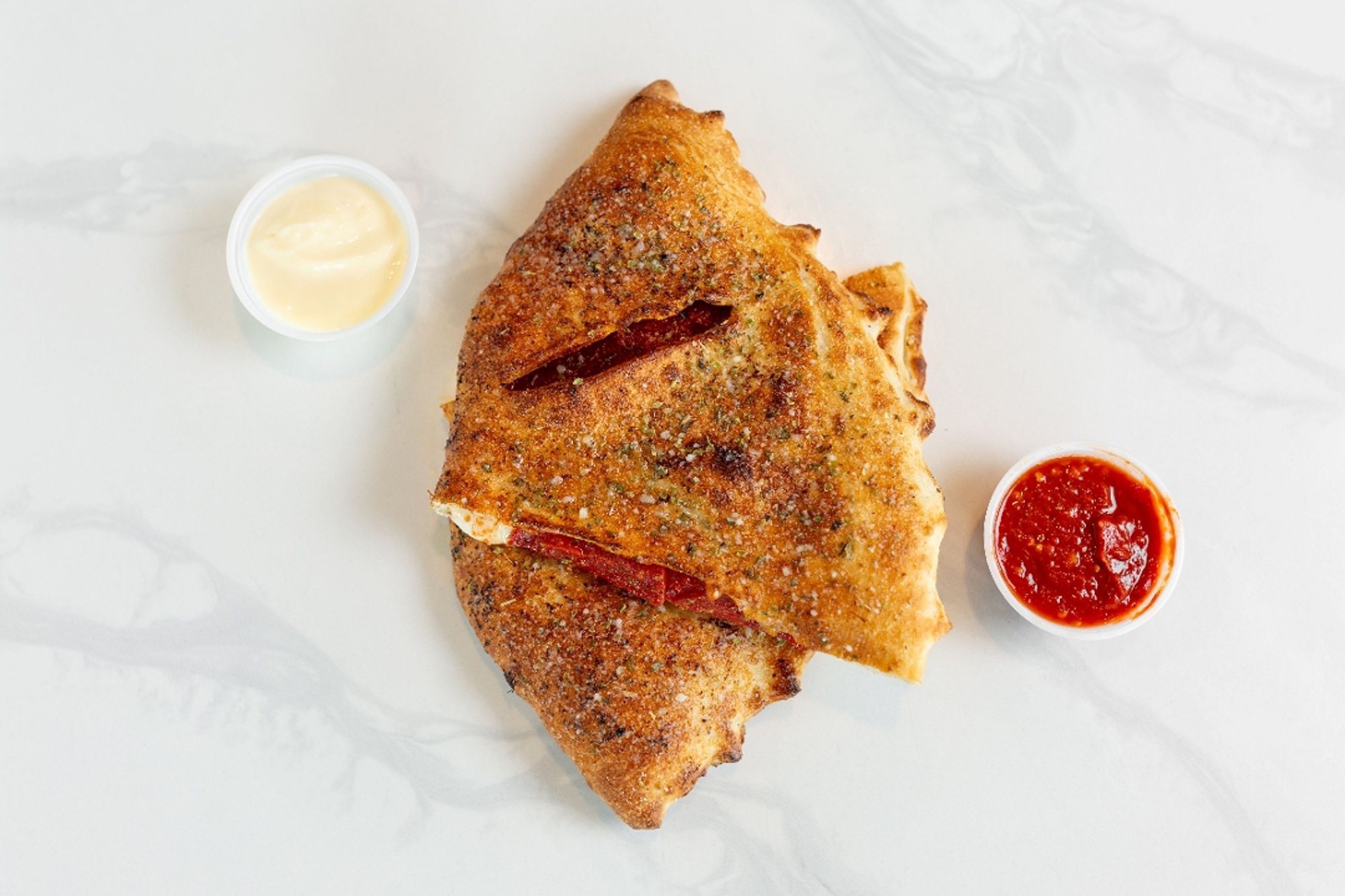 Lemon Ave Pepperoni Calzone