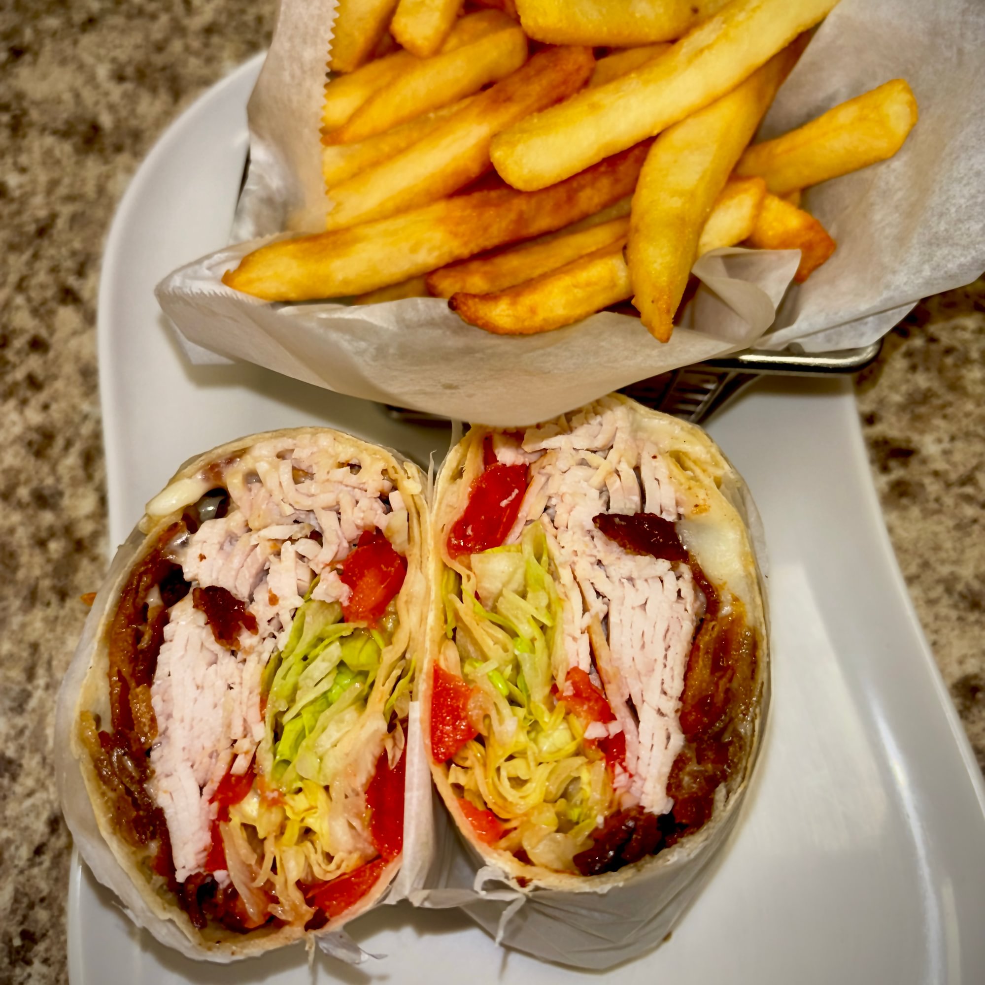 Turkey B.L.T. Wrap