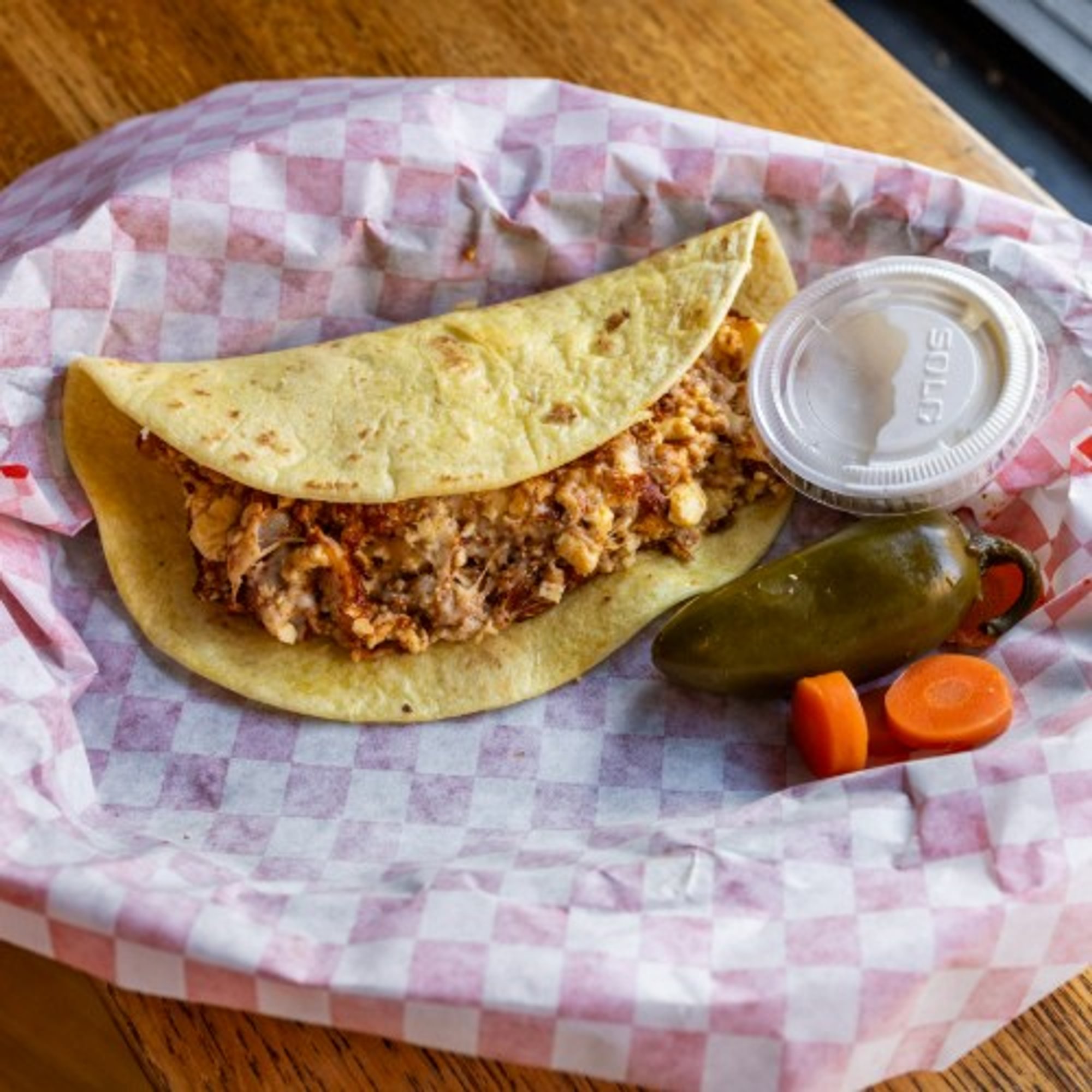 Breakfast Tacos Eggs & Chorizo