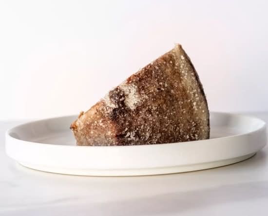 Peach Cake Slice