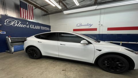 Blues Glass Tinting Image