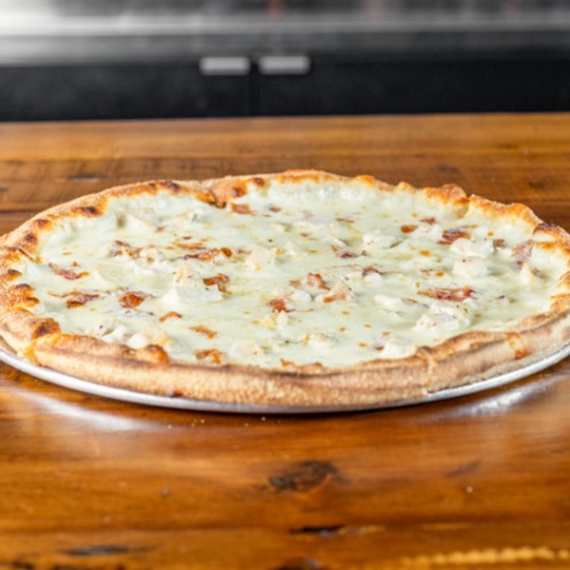 Chicken Alfredo Pizza