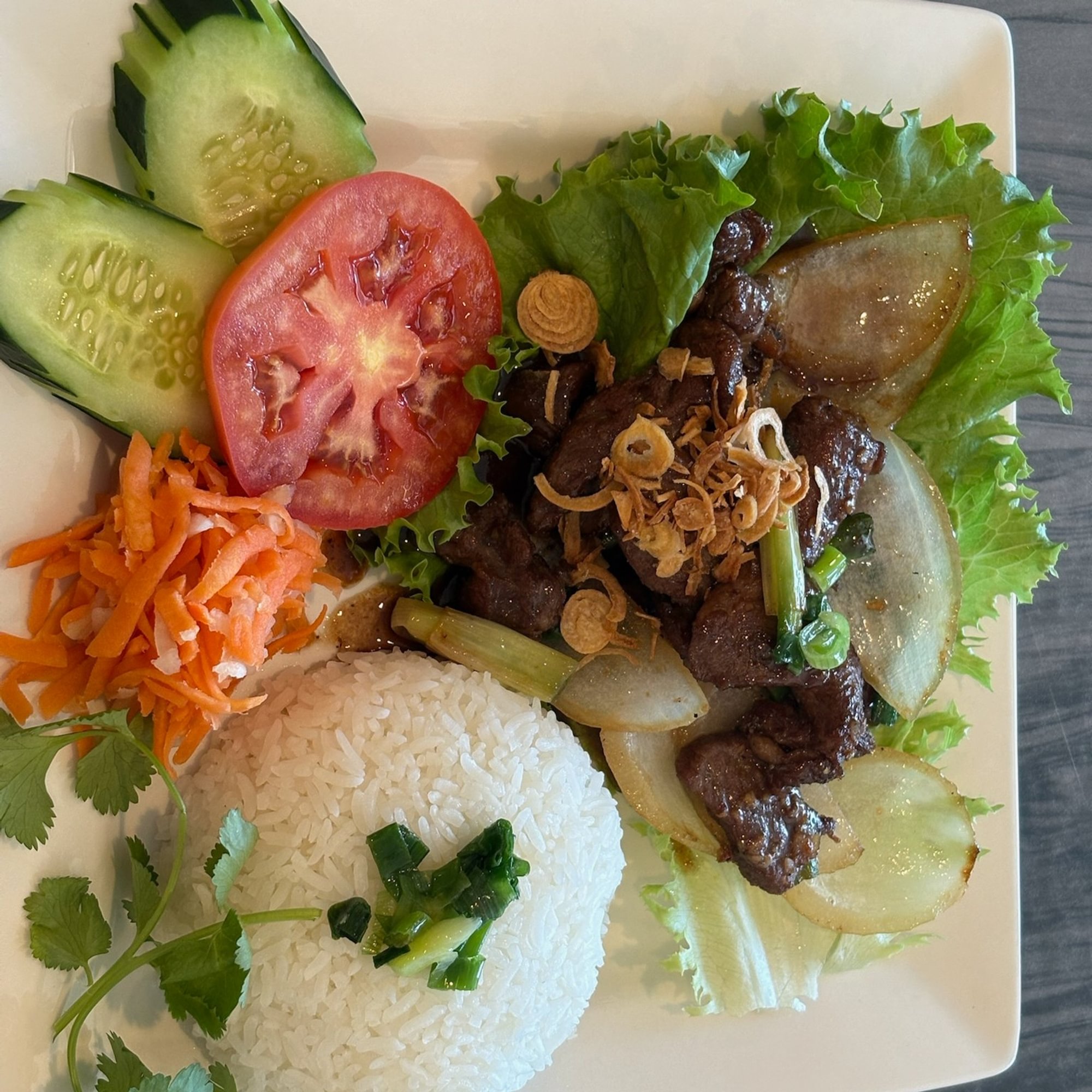 Shaking Beef Plate