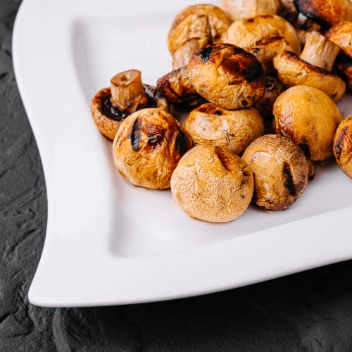 Fresh Sliced Breaded Mushrooms