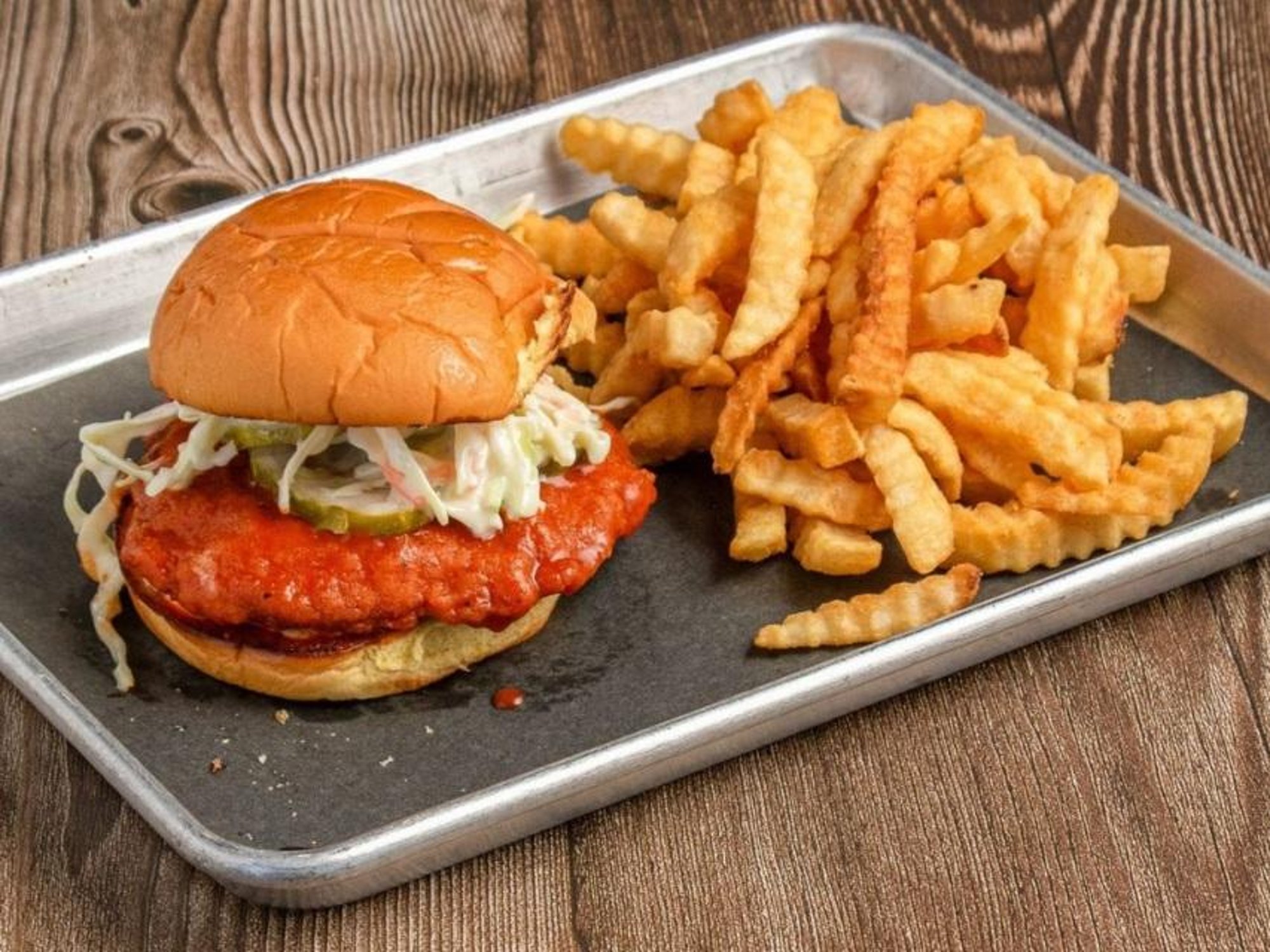Buffalo Chicken Sandwich w/Fries