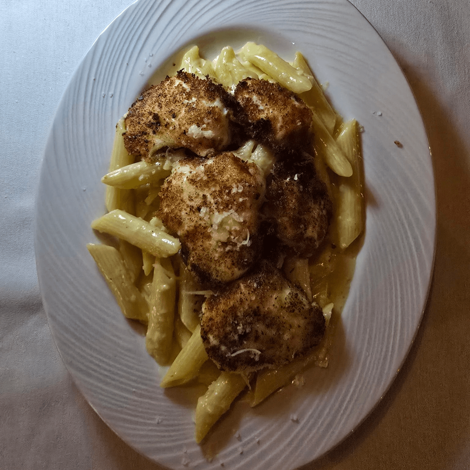 Baked Seafood Macaroni & Cheese