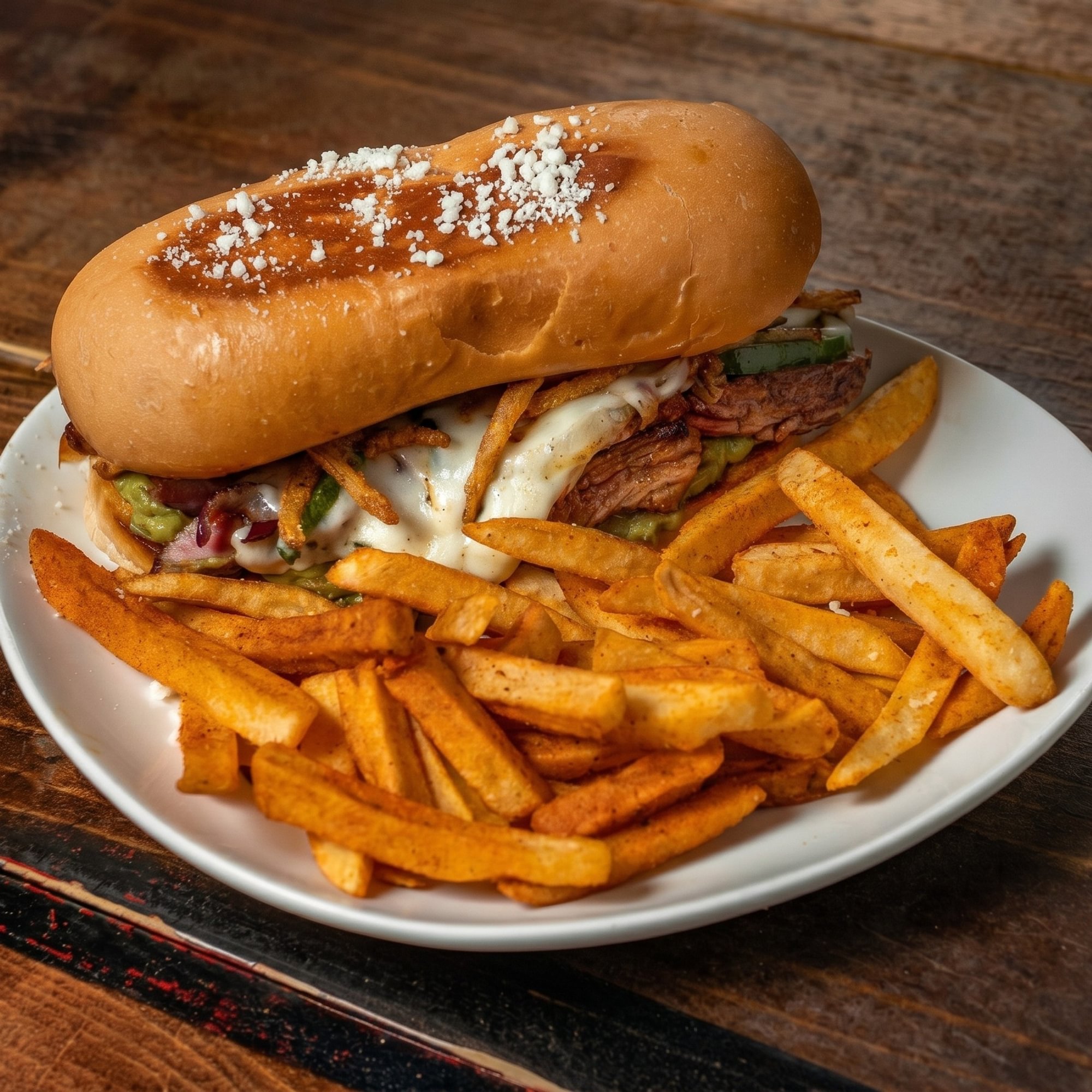 Steak Fajita PoBoy