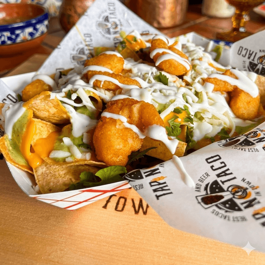 SHRIMP NACHOS