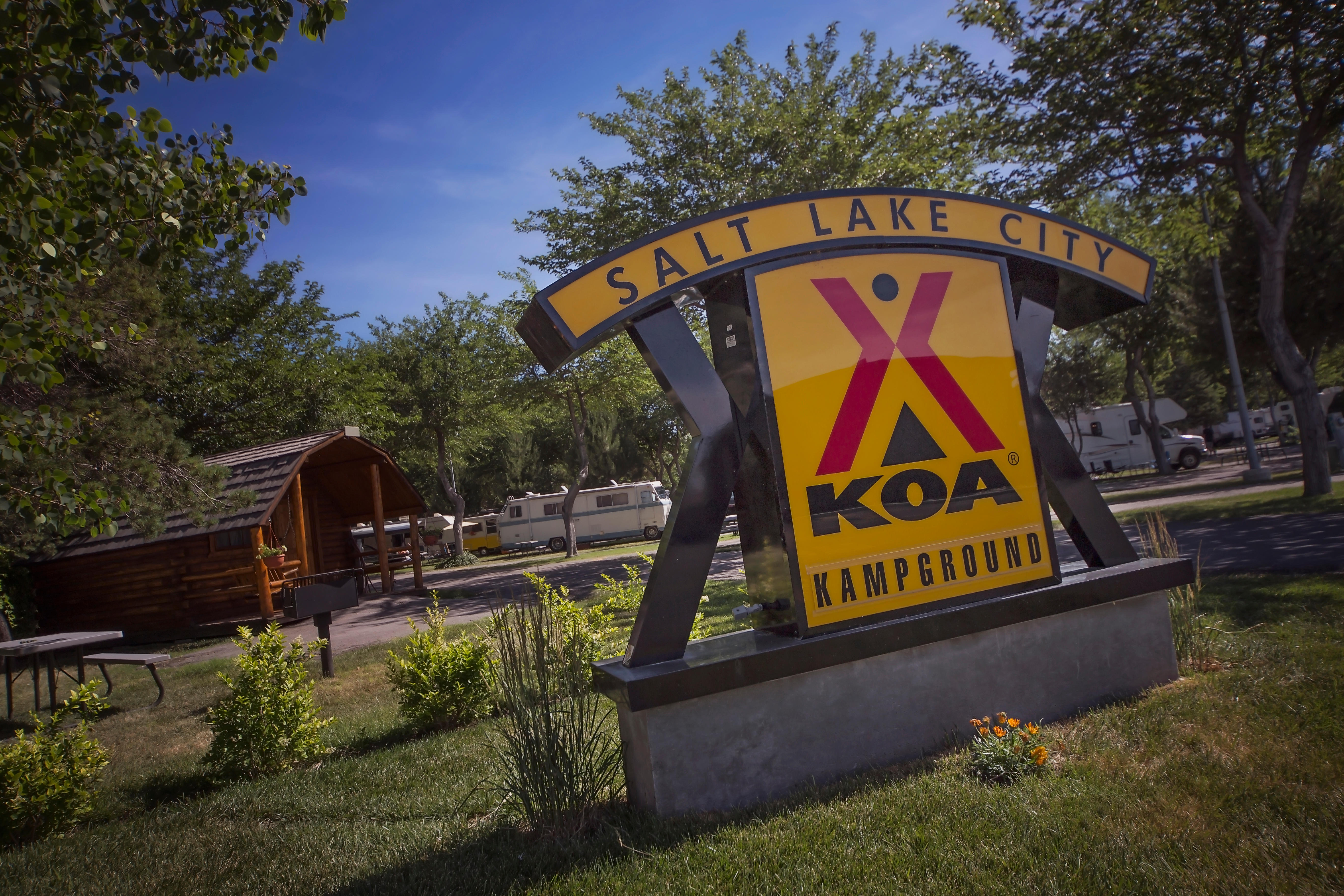 Salt Lake City KOA Holiday Photo