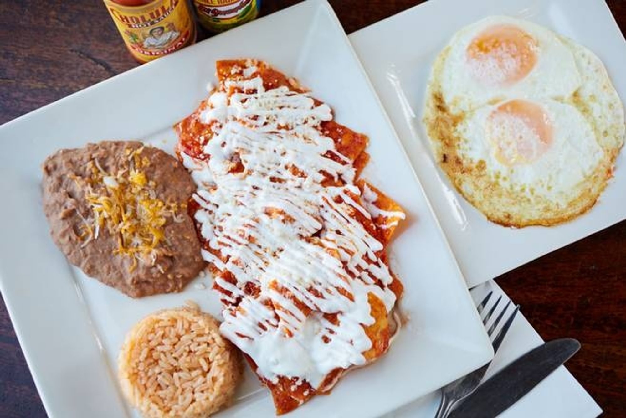 Chilaquiles Con Huevo Red or Green